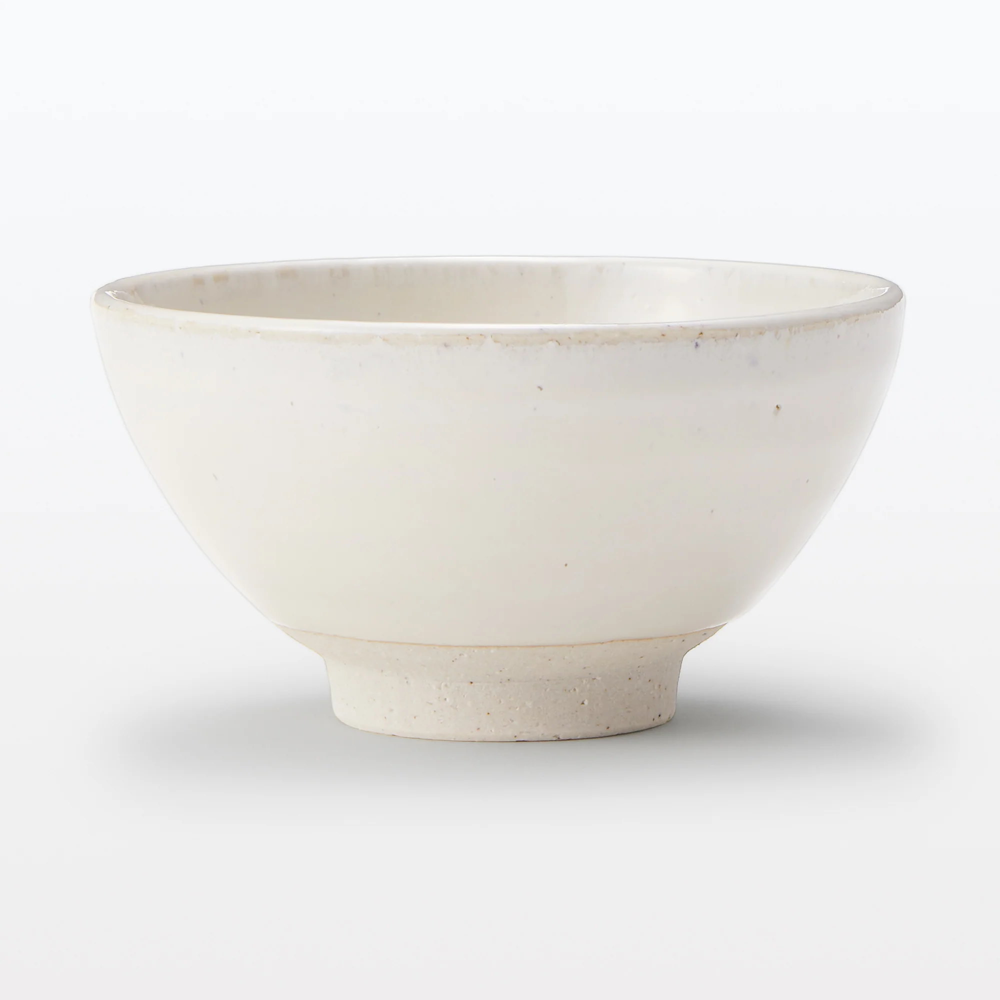 Mino Ware Round Small Rice Bowl - White Glaze - Image 3