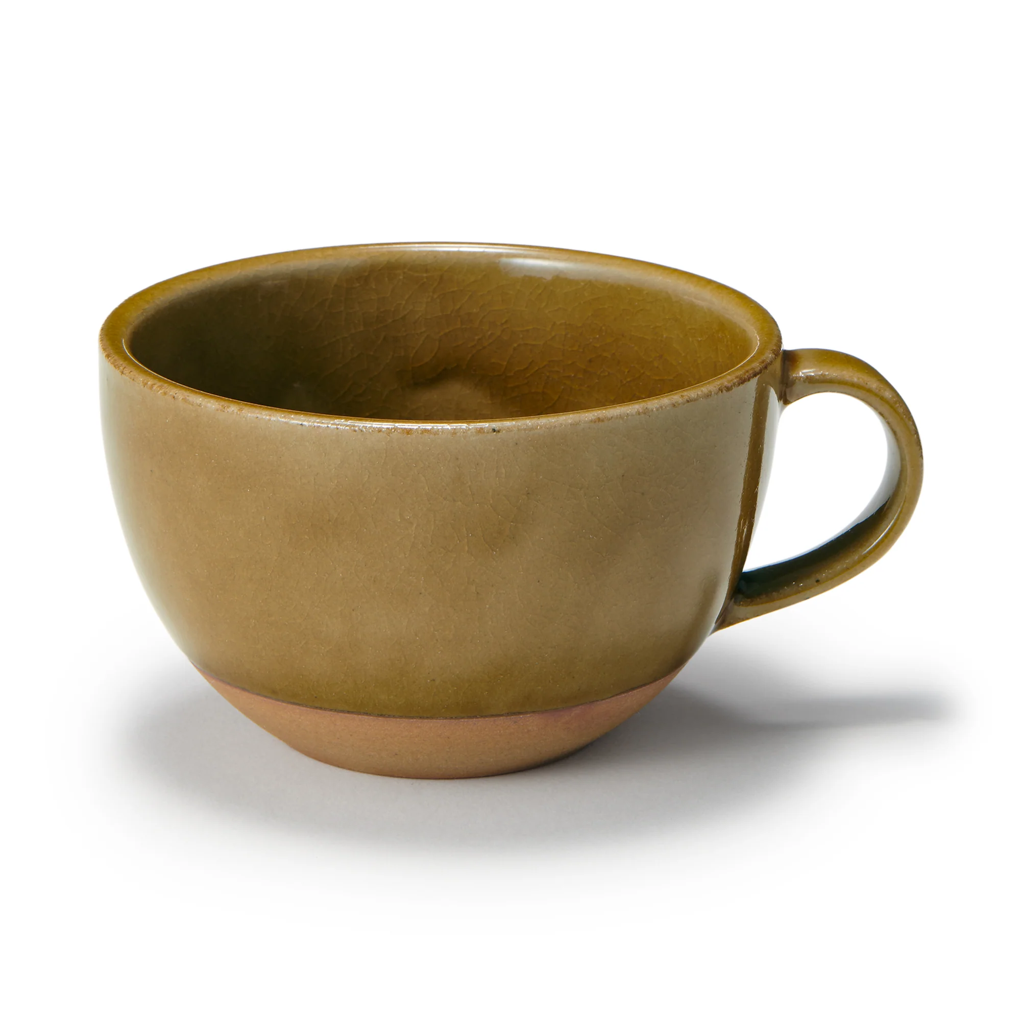 Mino Ware Soup Cup - Dark Yellow