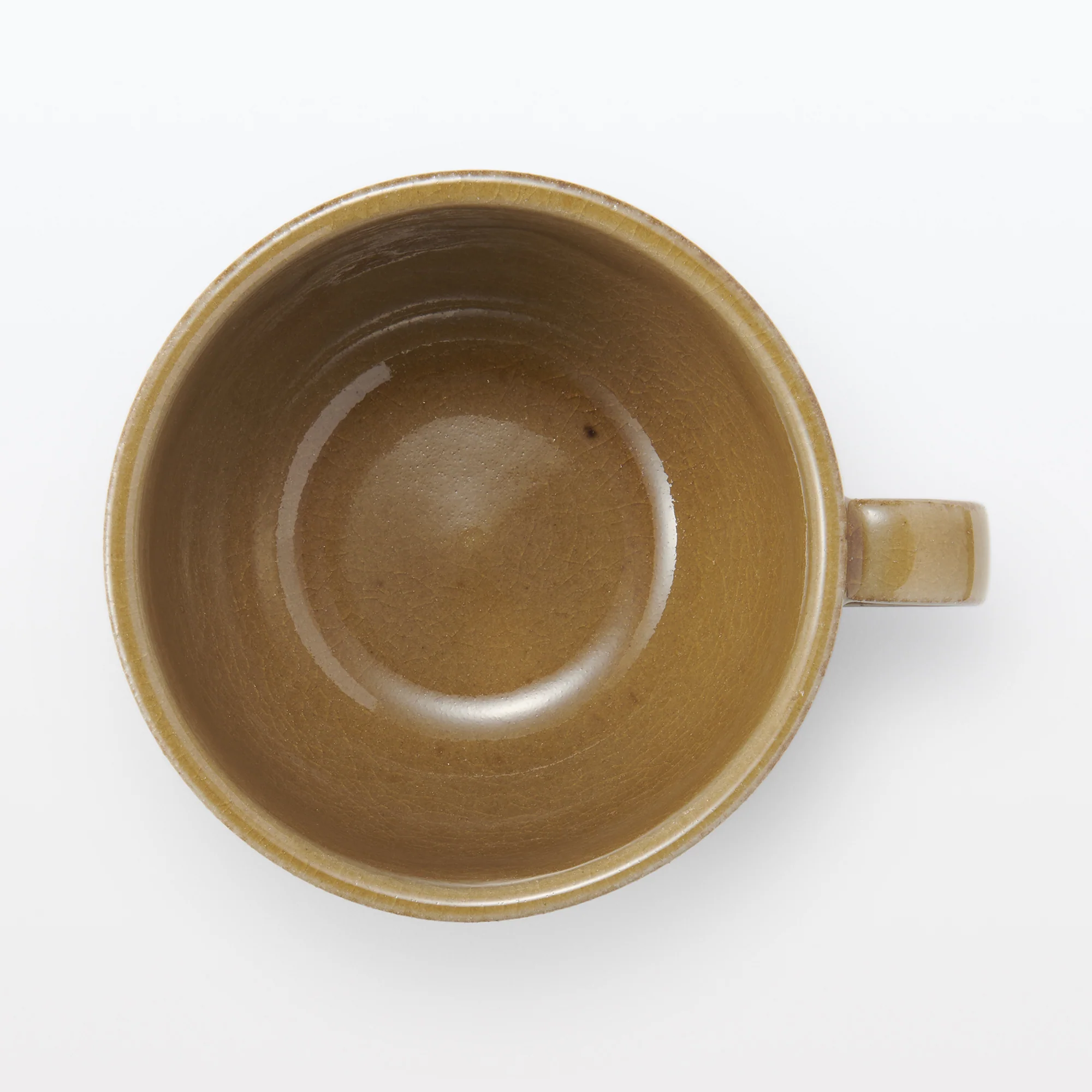 Mino Ware Soup Cup - Dark Yellow - Image 4