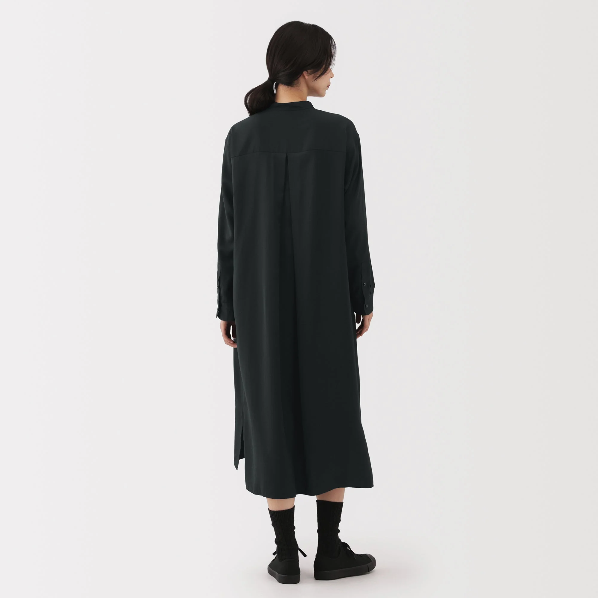 Labo Modal Blend Relaxed Shirt Dress - Image 6