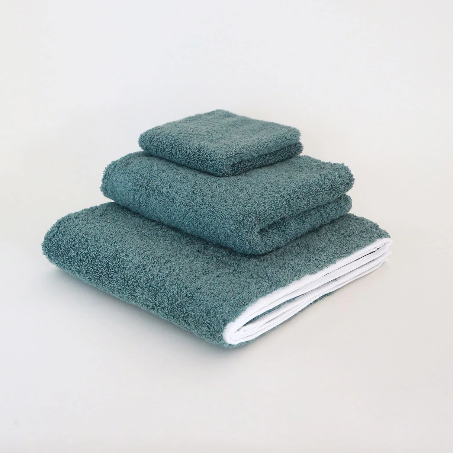 MUJI IDÉE Repos Hand Towel - Sage Green - Image 5