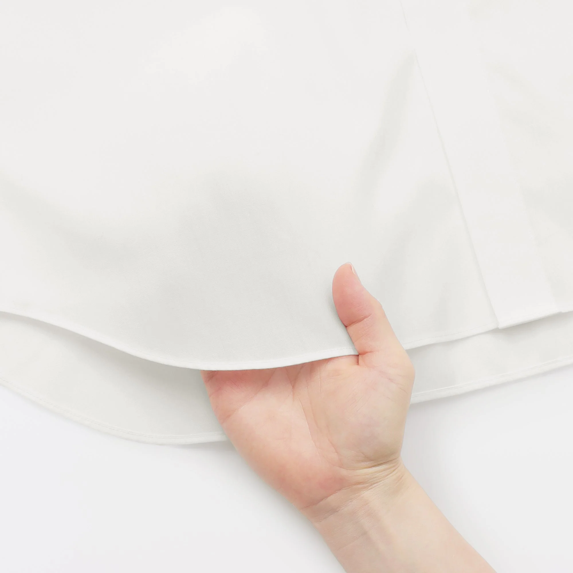 Cotton Semi-Spread Collar Shirt - Image 10