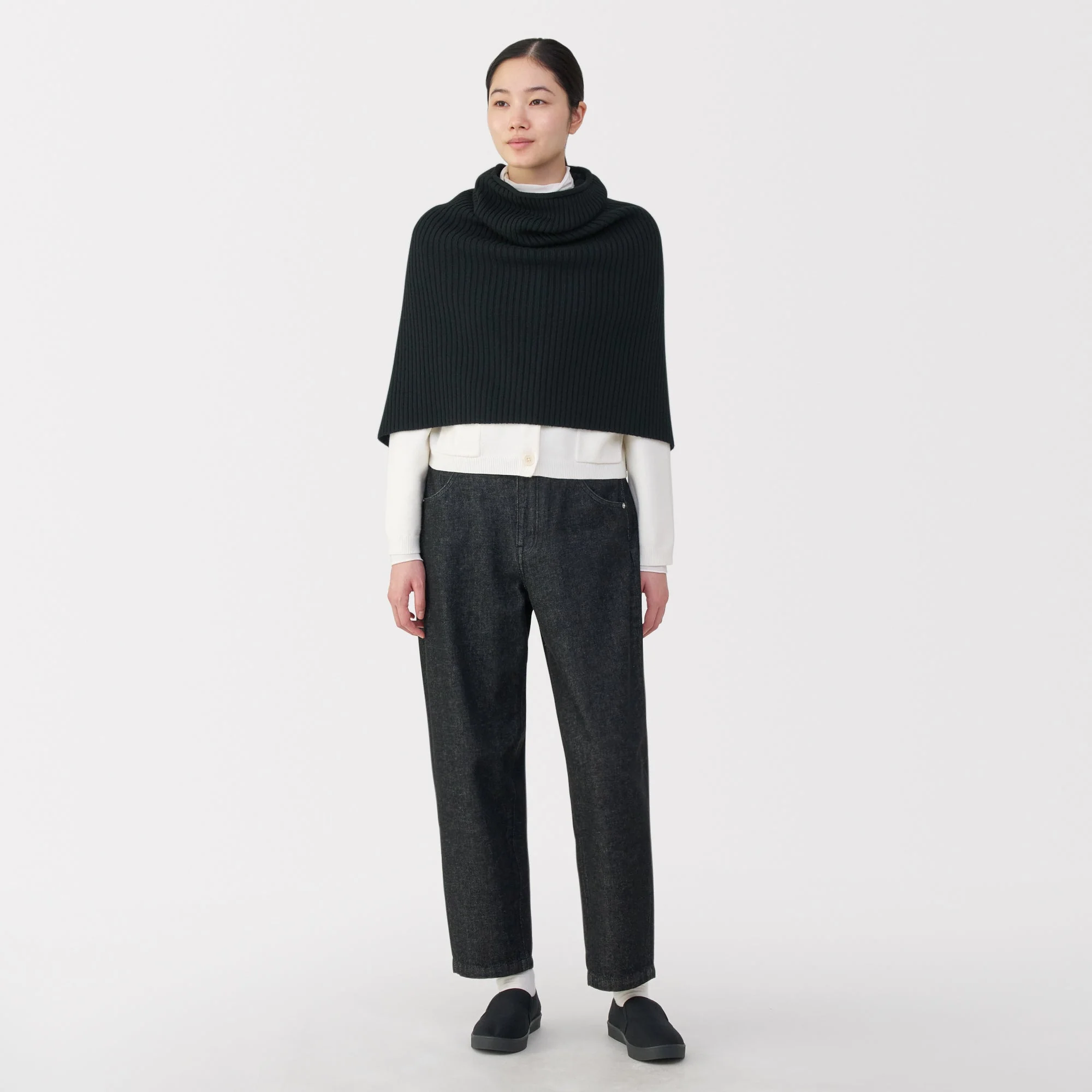 Non-Itchy Merino Wool Poncho - Image 10