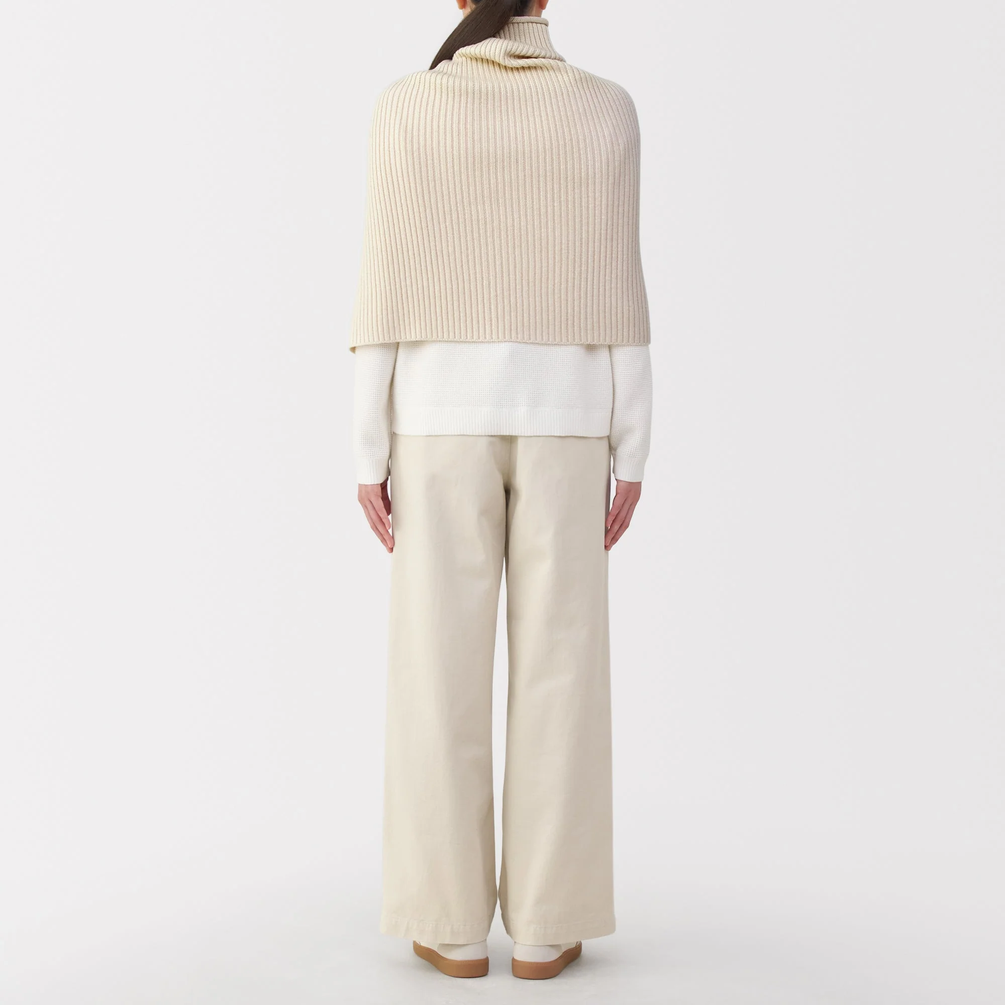Non-Itchy Merino Wool Poncho - Image 18