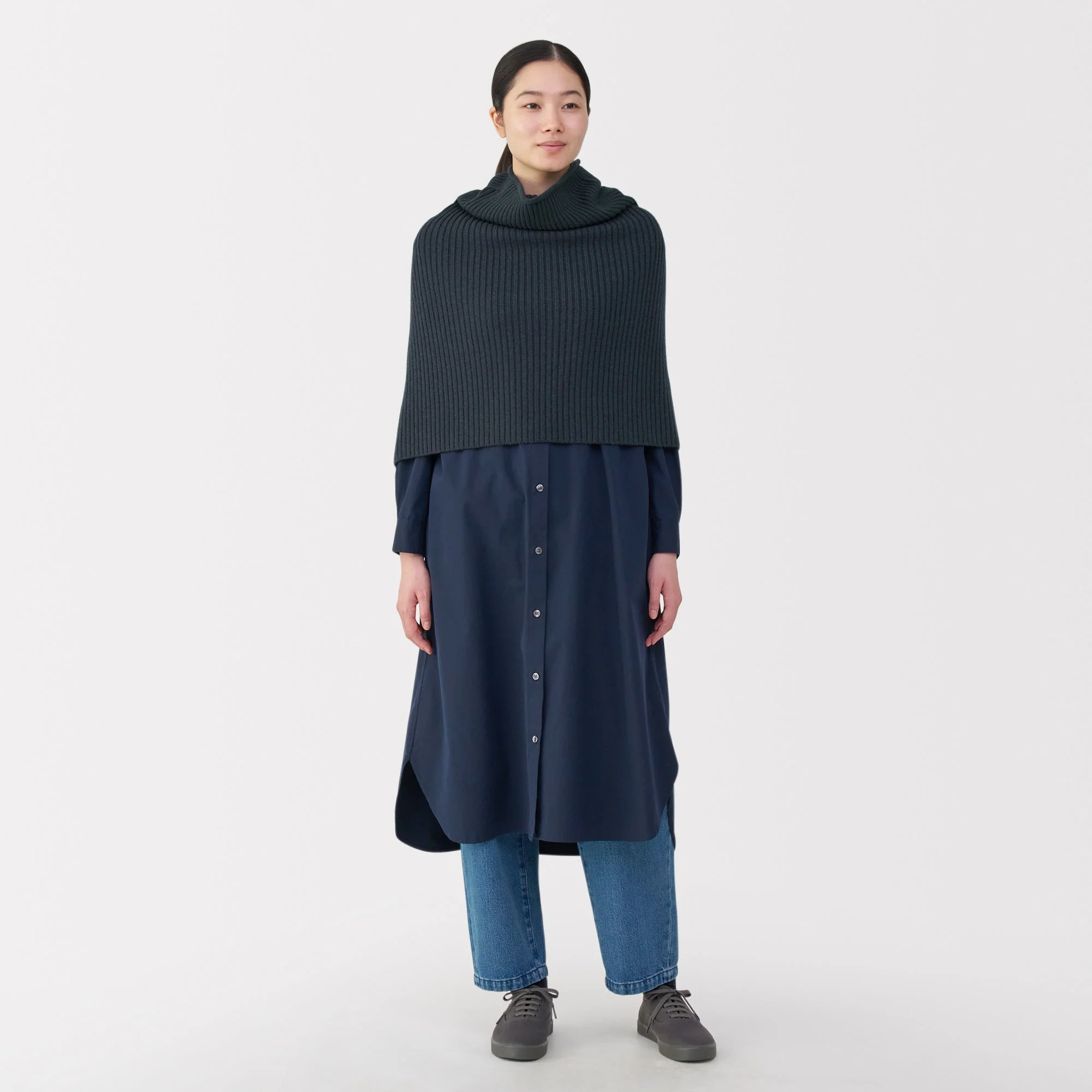 Non-Itchy Merino Wool Poncho - Image 22