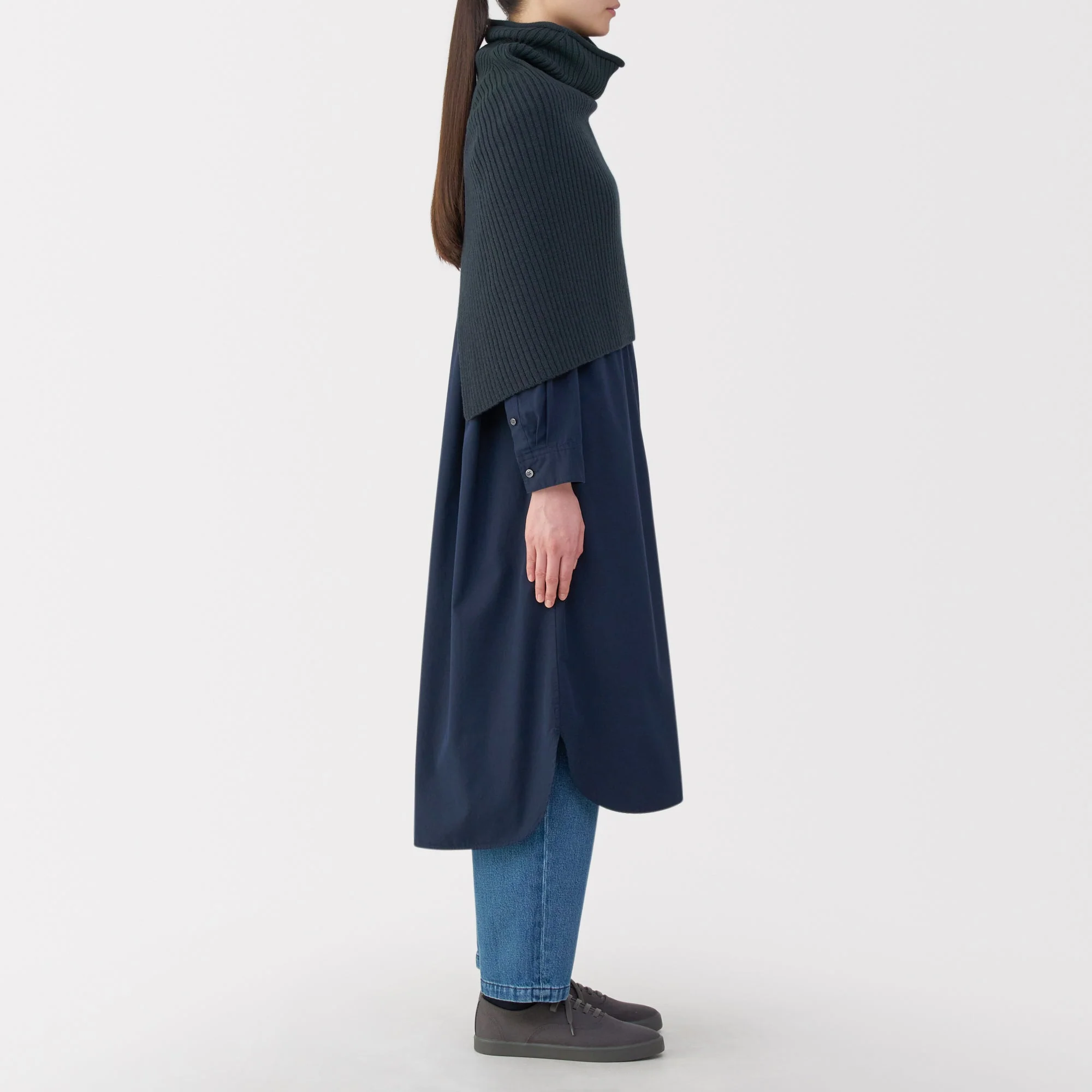 Non-Itchy Merino Wool Poncho - Image 23