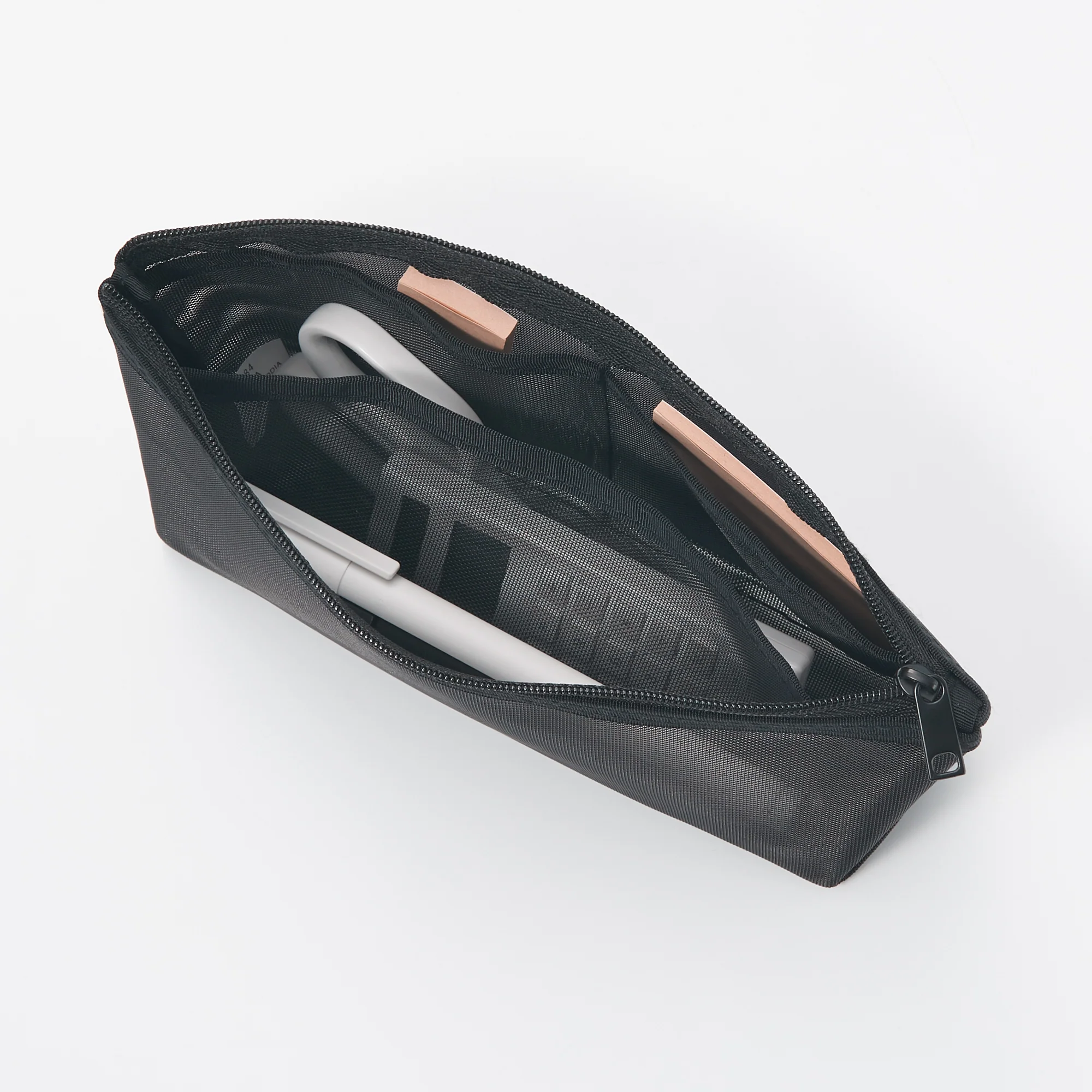 Nylon Mesh Pen Case with Gusset - Image 13