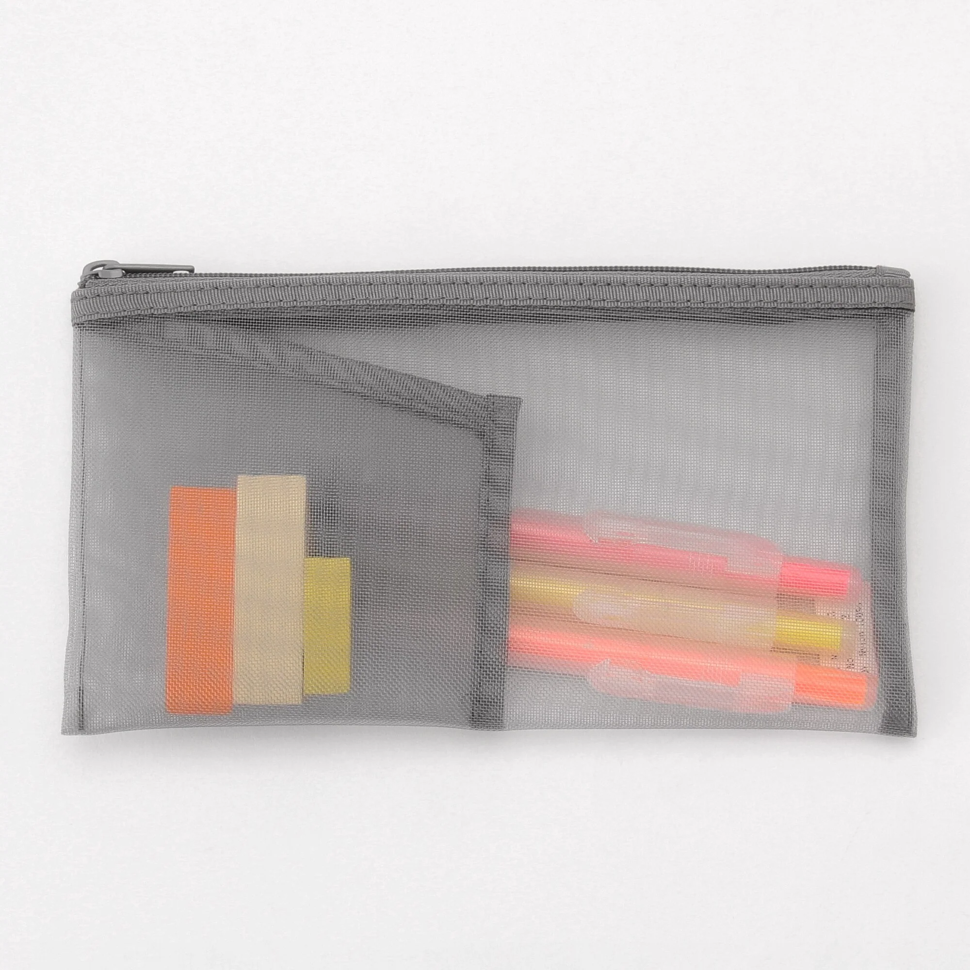 Nylon Mesh Pen Case with Pocket - Image 5