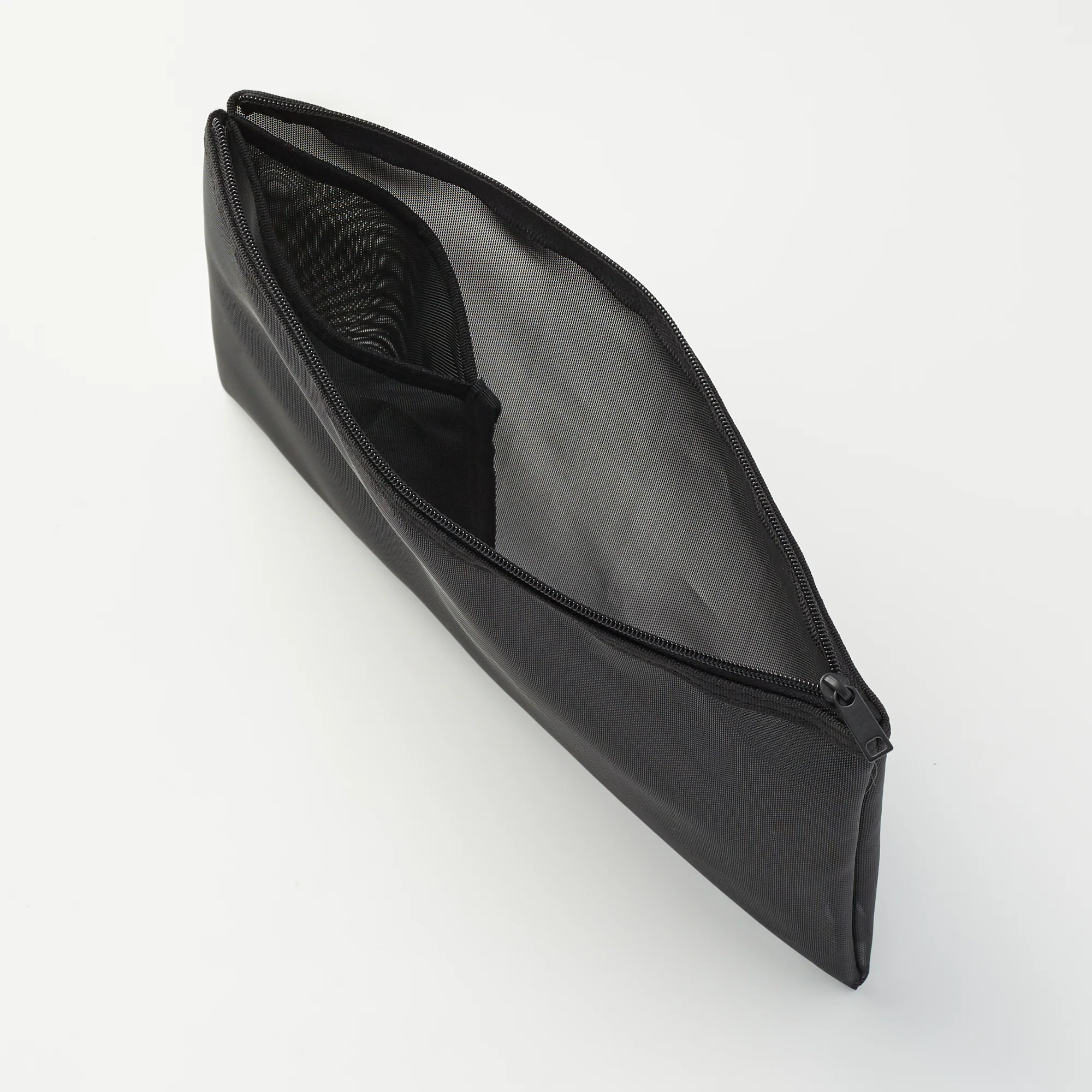 Nylon Mesh Pouch with Pocket - Image 3