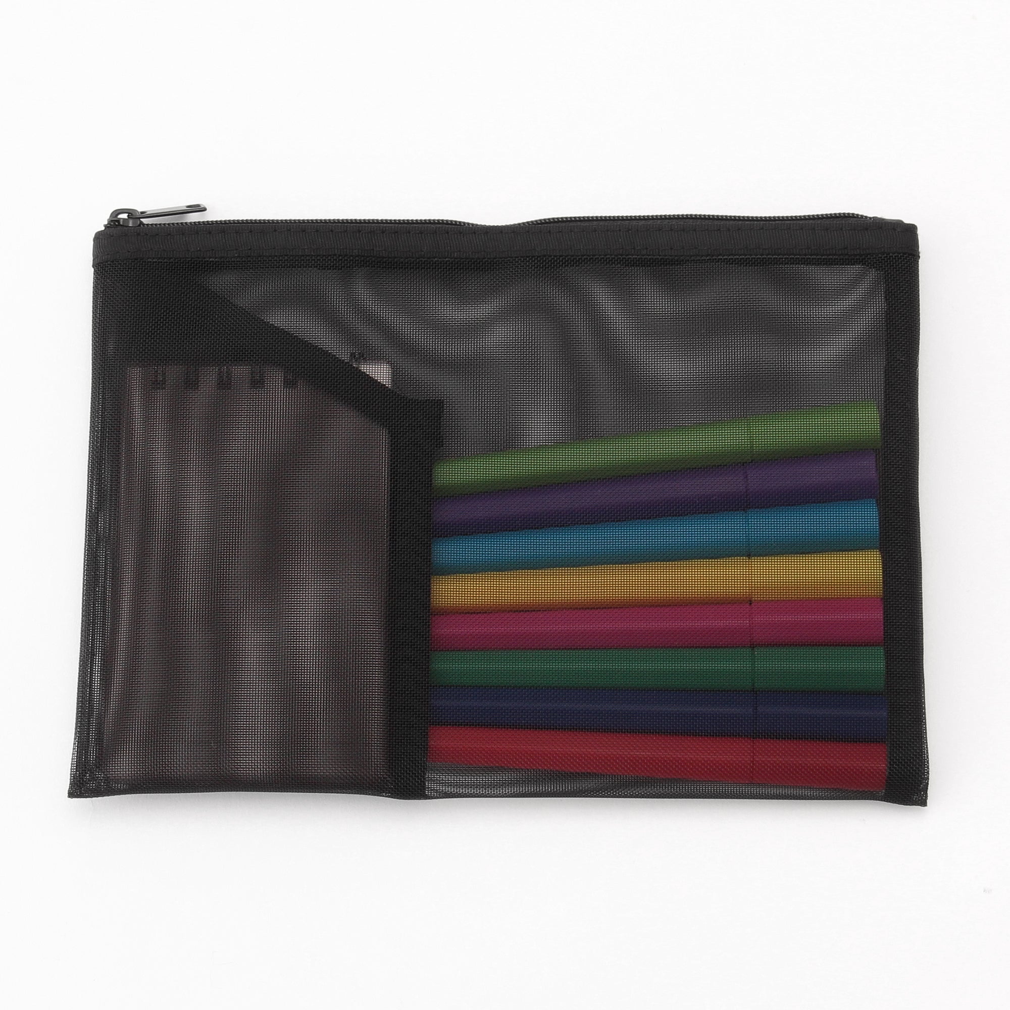 Nylon Mesh Pouch with Pocket - Image 8