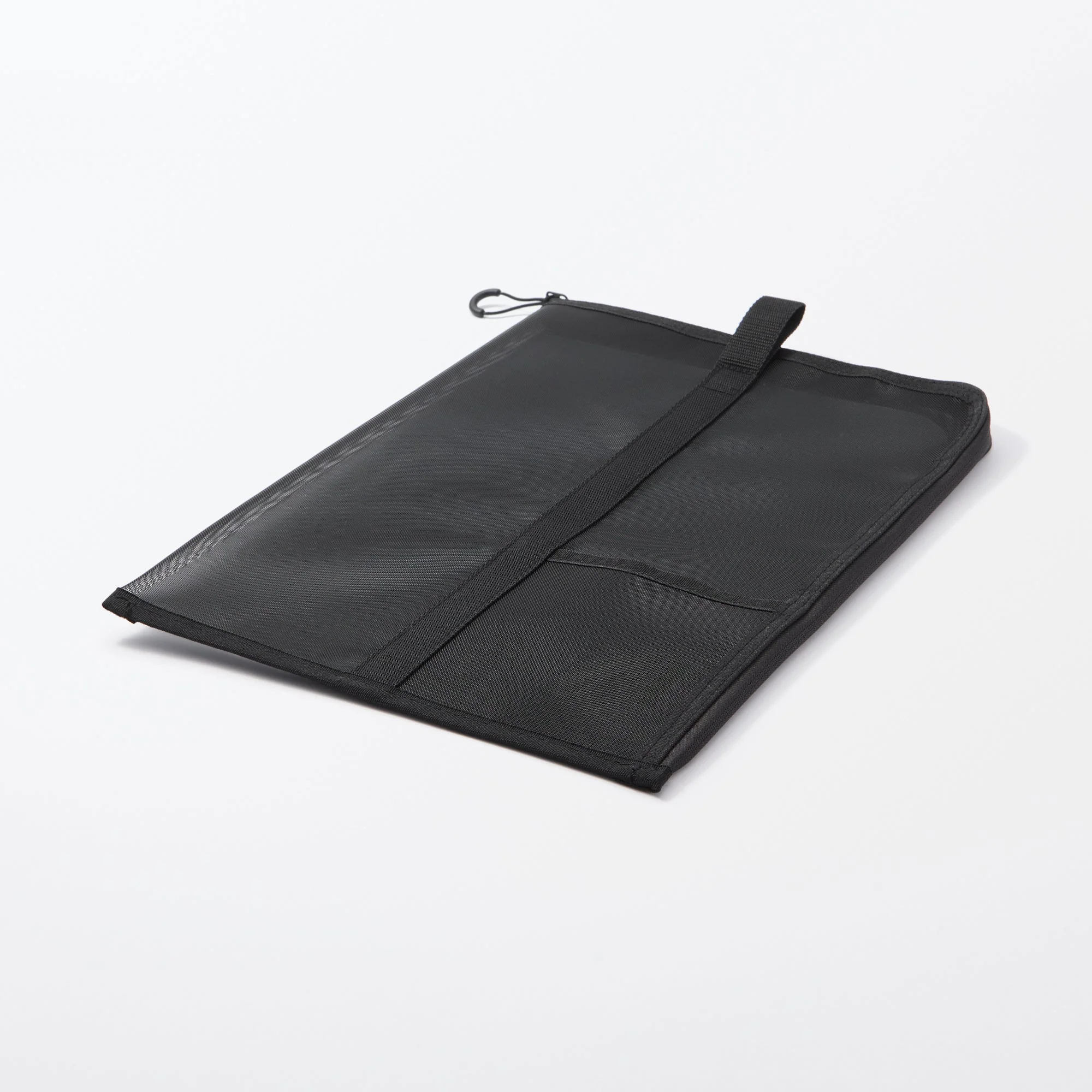 Nylon Mesh Vertical Document Case - Black - Image 3