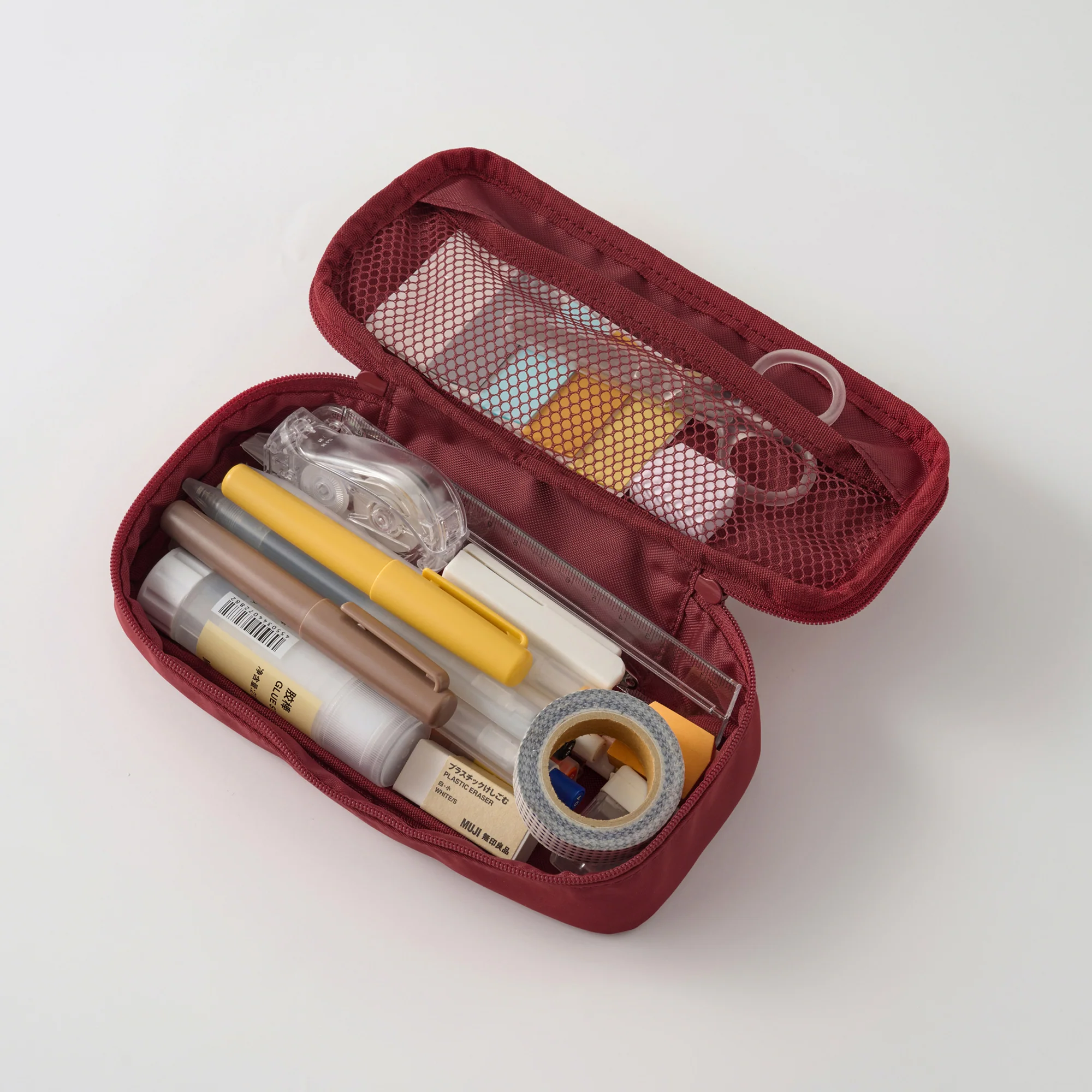 Nylon Pen Case - Red - Image 2