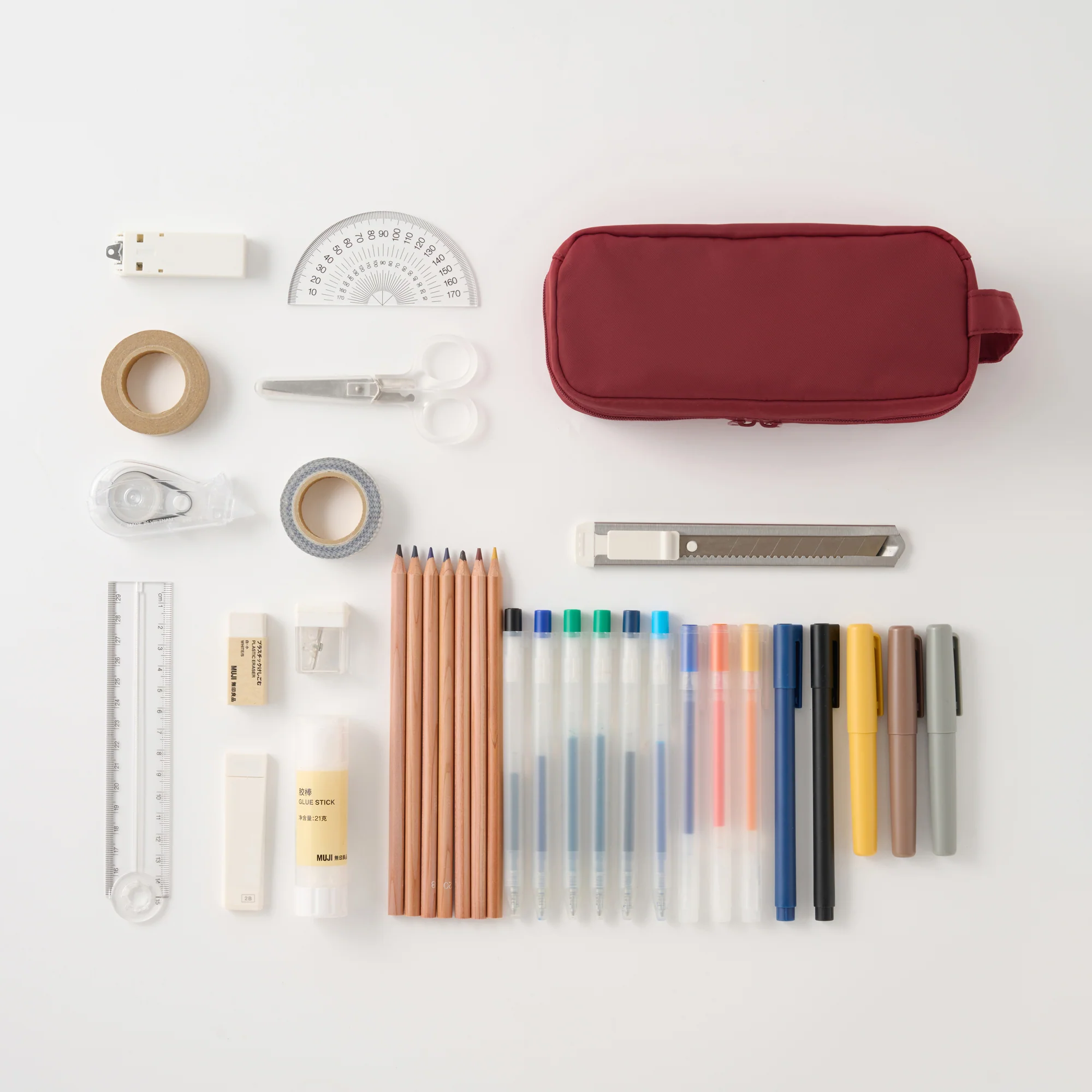 Nylon Pen Case with Handle - Black - Image 8