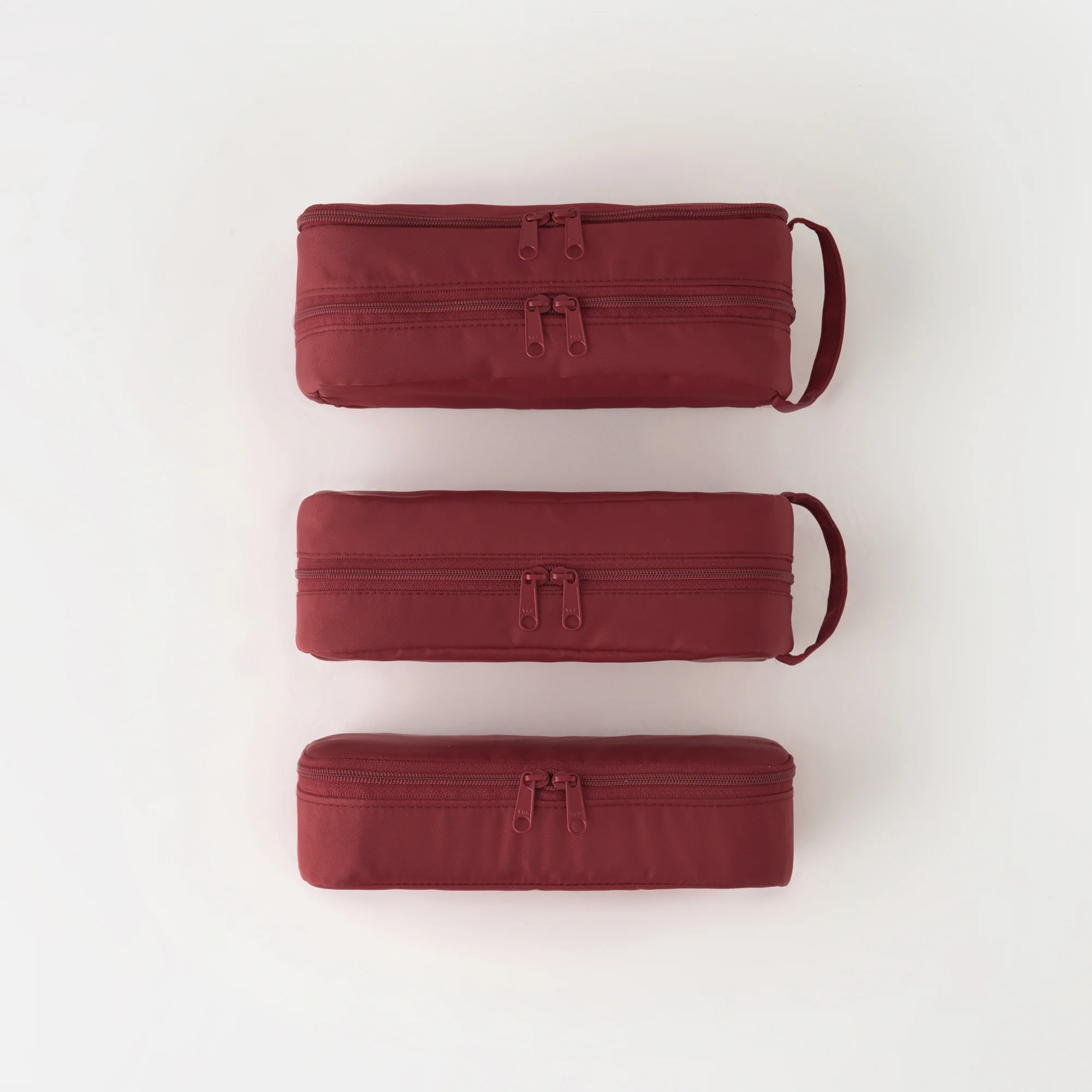 Nylon Pen Case with Handle - Red - Image 11