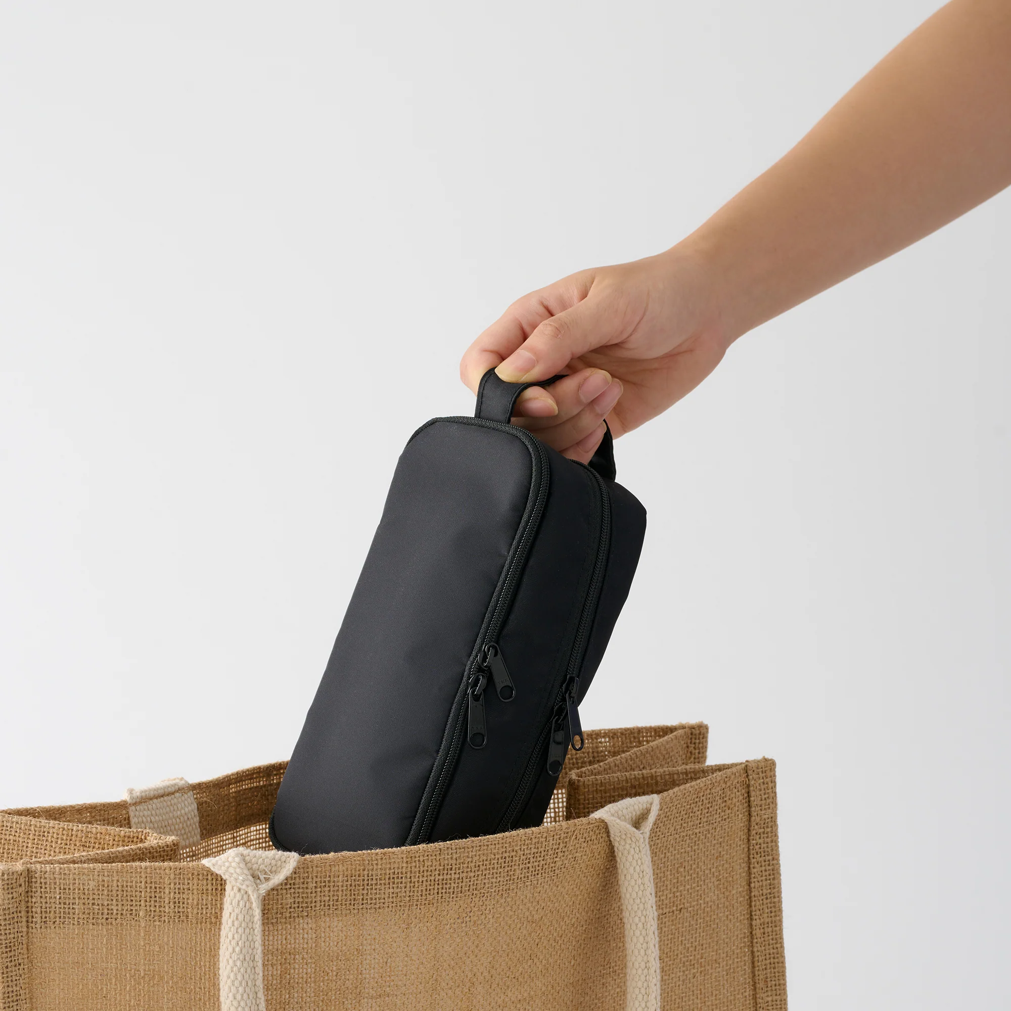 Nylon Pen Case with Window - Black - Image 10