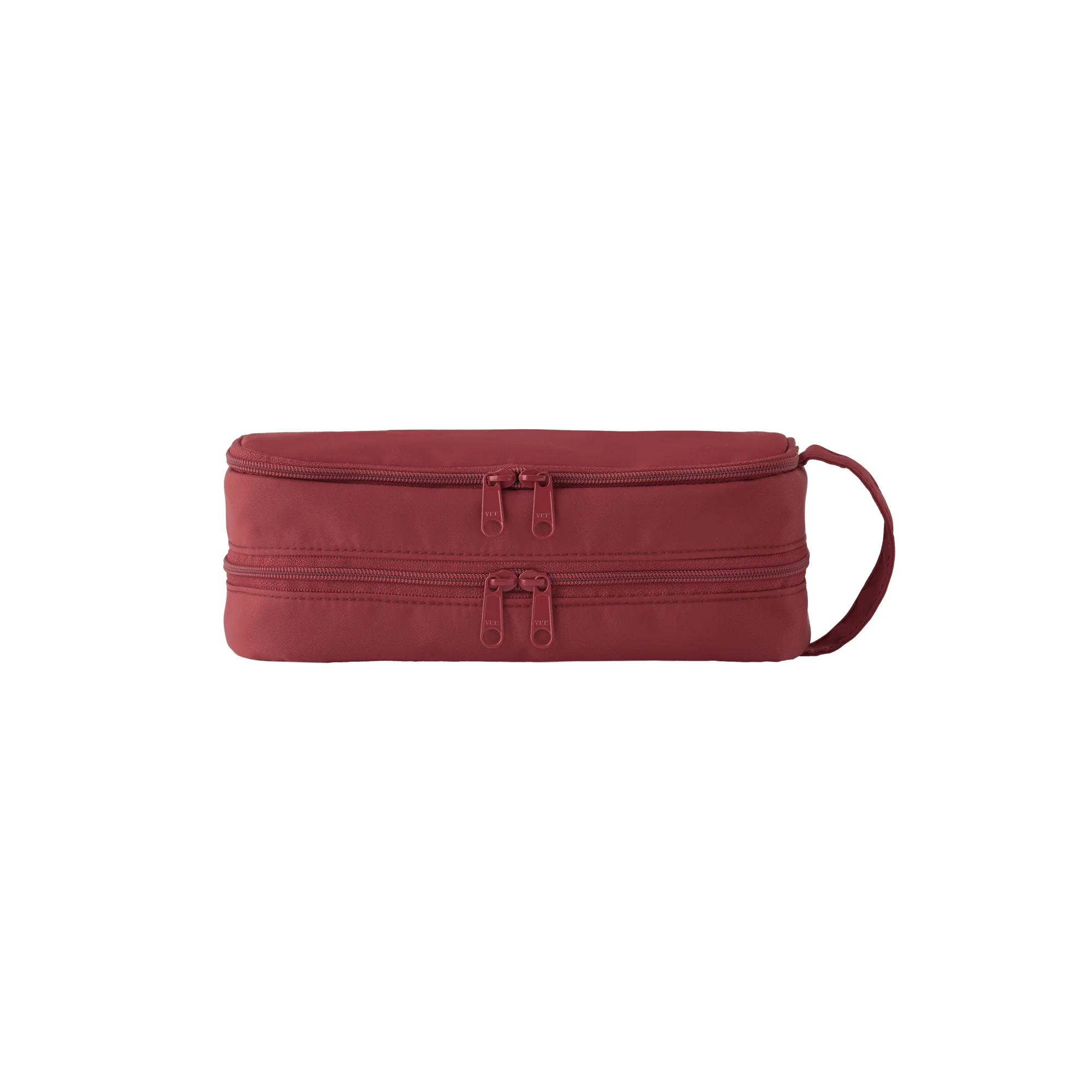 Nylon Pen Case with Window - Red