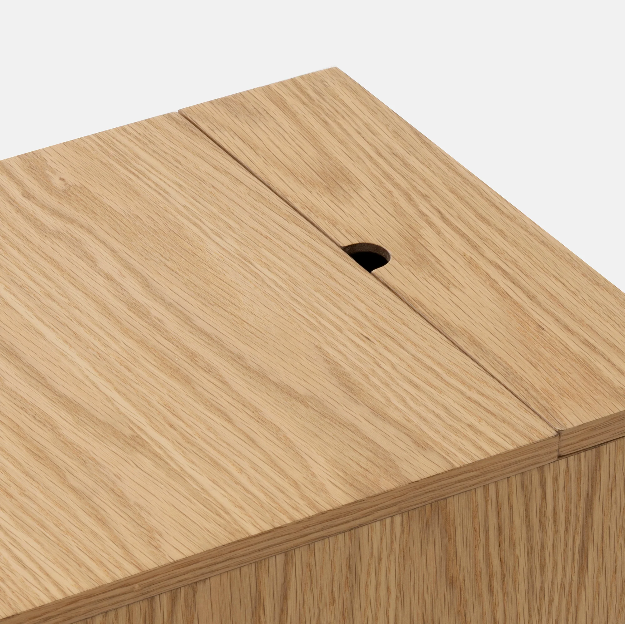 Oak Bedside Table - Image 6