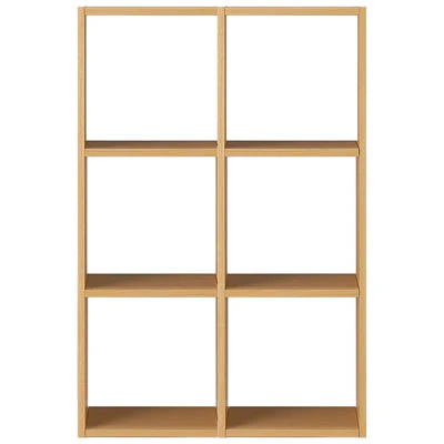 Stacking Shelf Compartment Shelf - Oak - 3 x 2