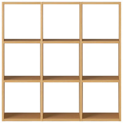 Stacking Shelf - Oak - 3 x 3