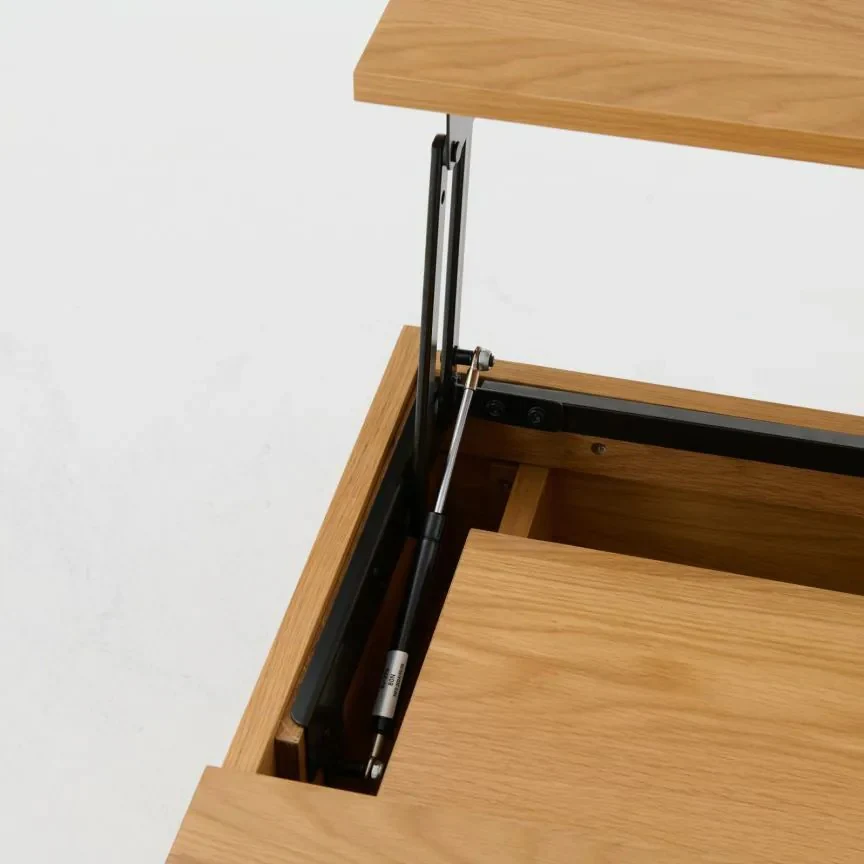 Oak Low Table with Lift Top - Image 9