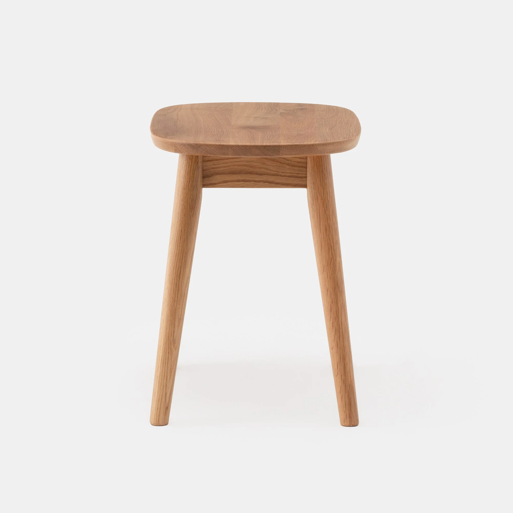 Oak Round Stool - Image 3