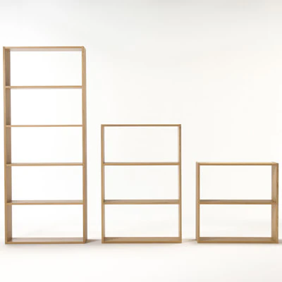 Stacking Shelf - Oak - Wide - 2 Tiers - Image 5