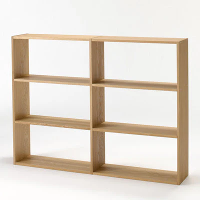 Stacking Shelf - Oak - Wide - 3 Tiers - Image 2
