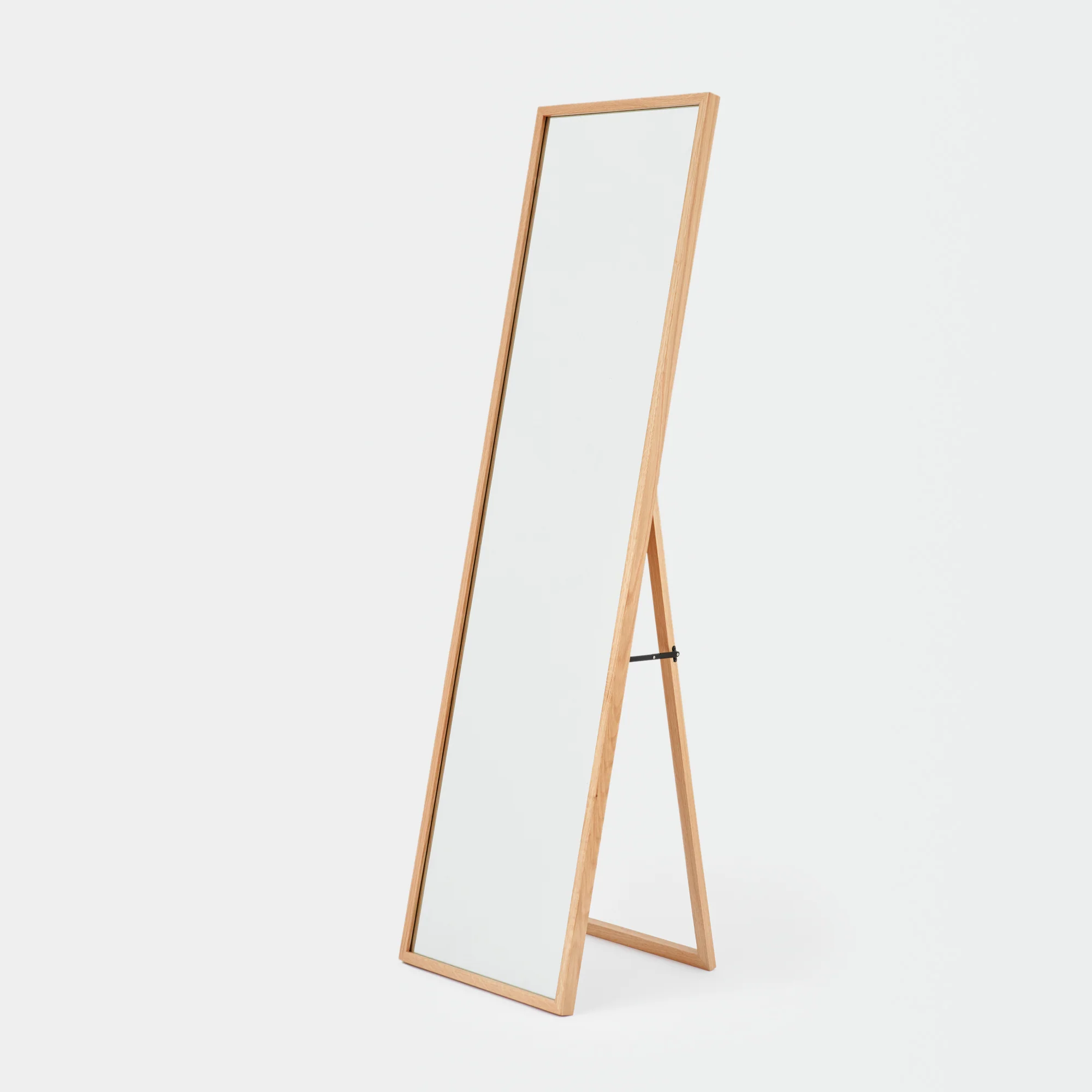 Oak Wooden Frame Mirror - Image 2