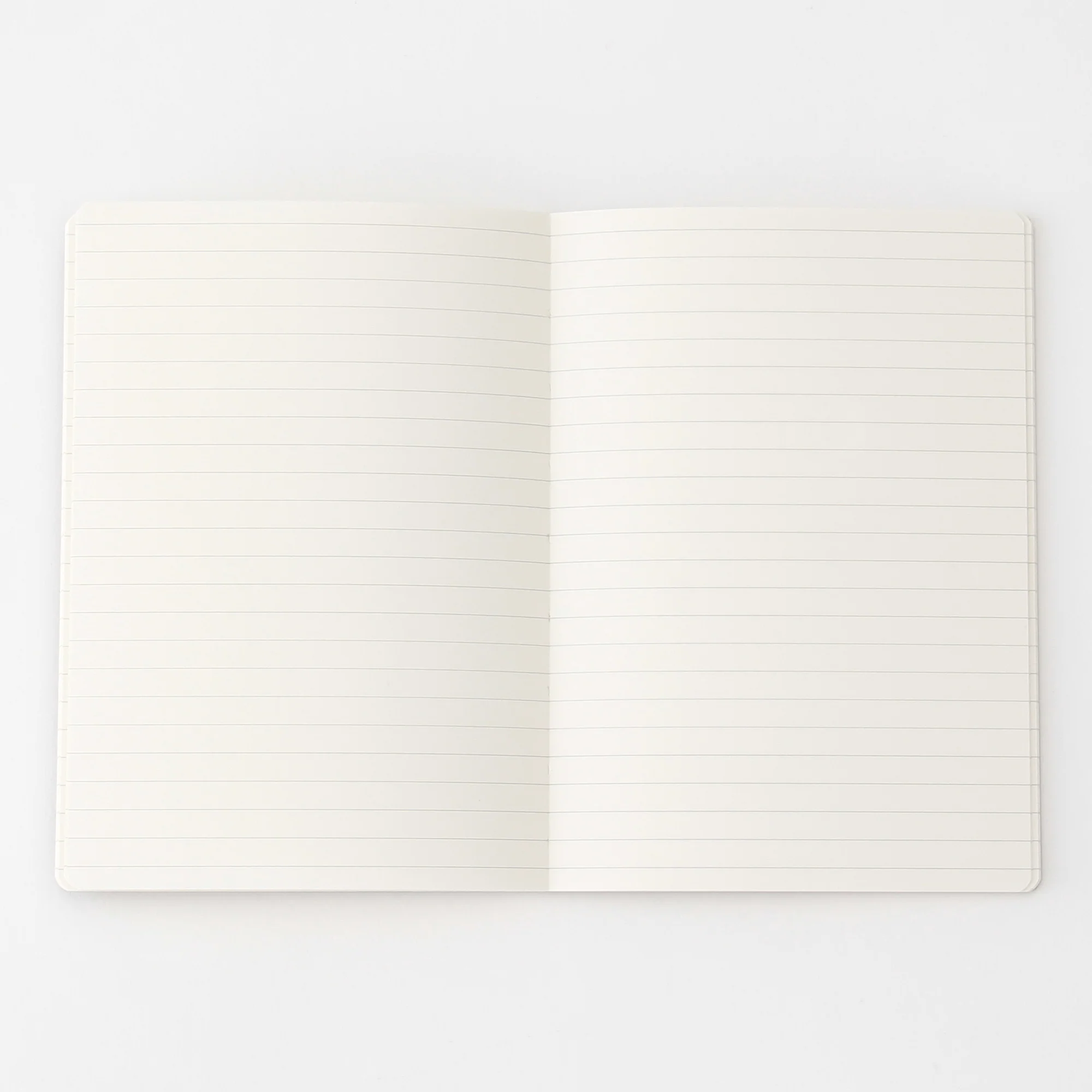 Open-Flat Lined Notebook A6 Black - Image 2