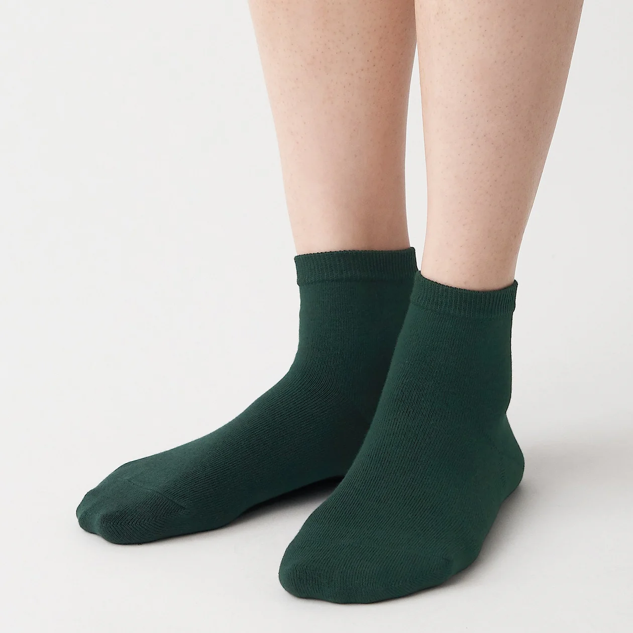Organic Cotton Right Angle No Elastic Short Socks - Image 3