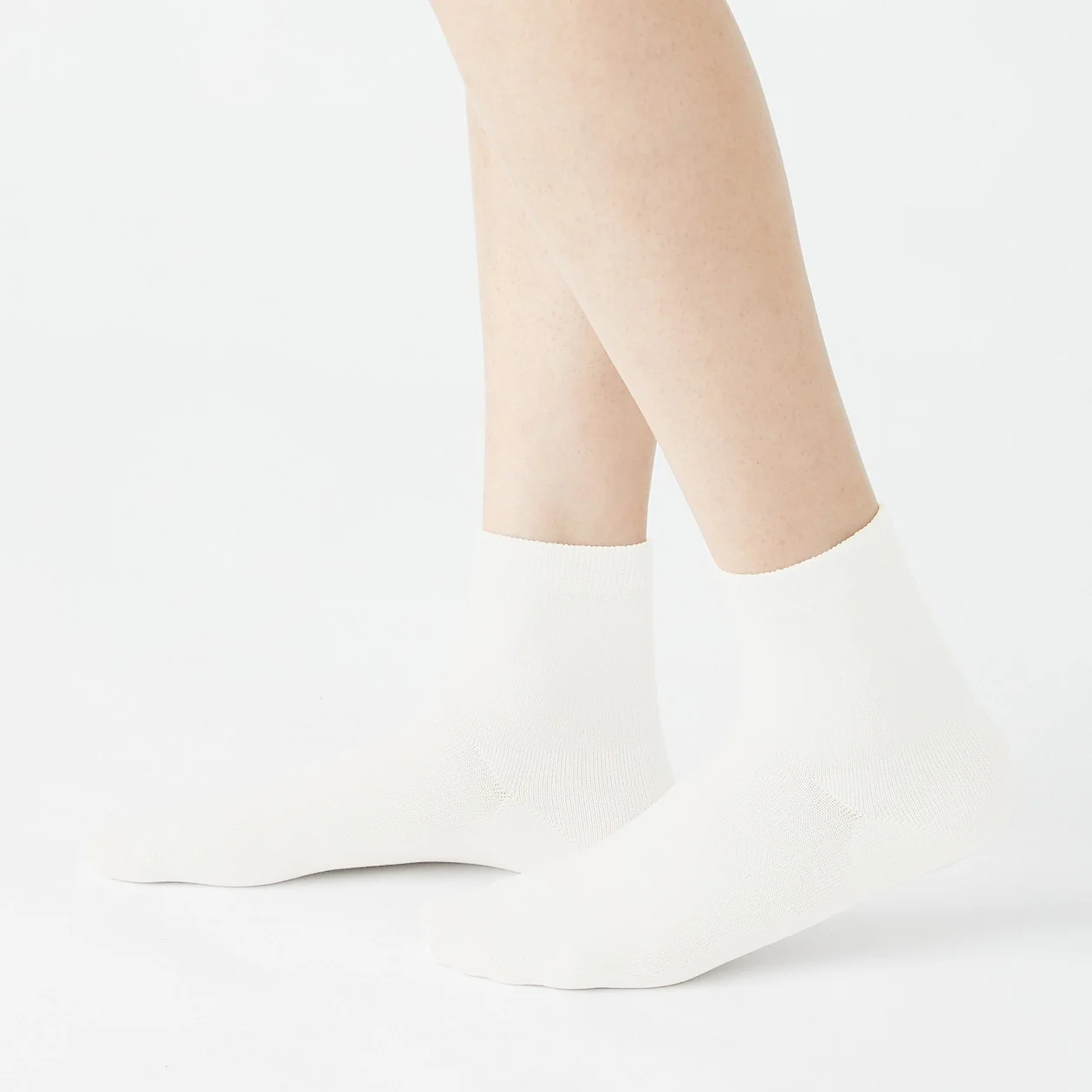 Organic Cotton Right Angle No Elastic Short Socks - Image 6