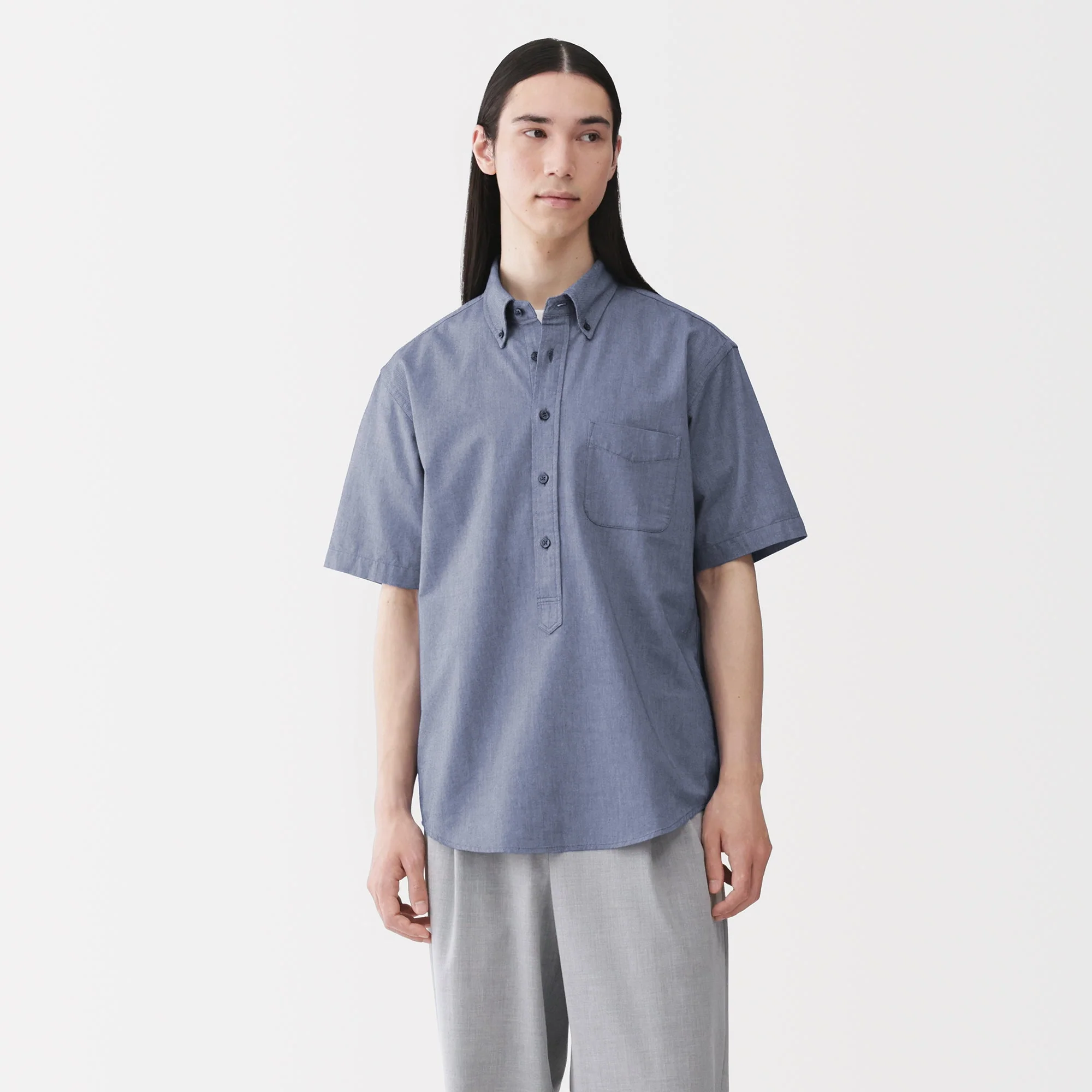 Oxford Pullover Shirt - Image 3