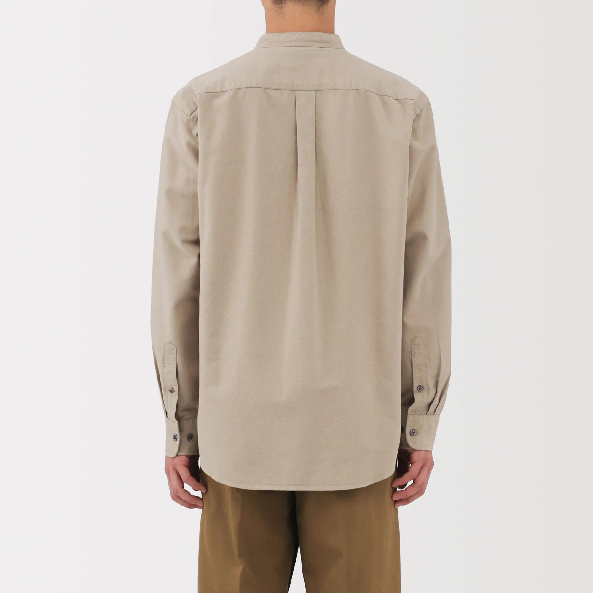 Oxford Stand Collar Shirt - Image 17