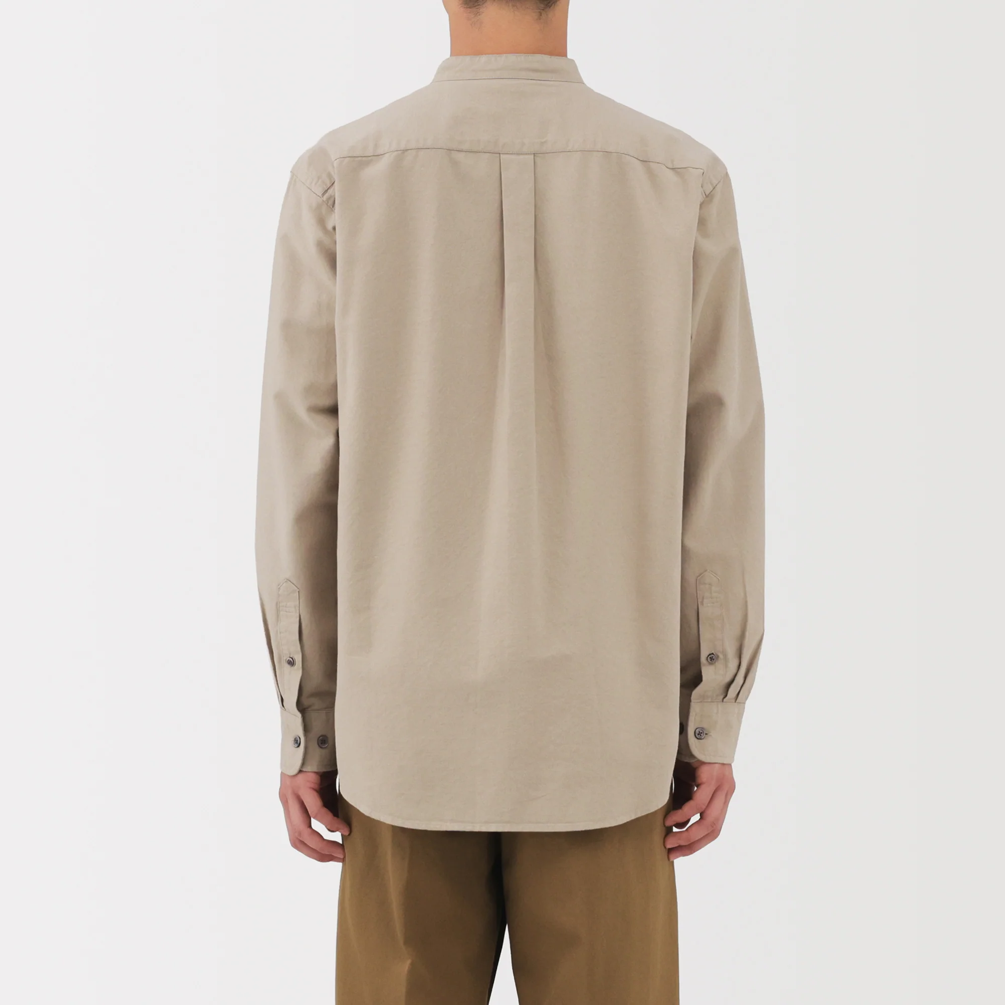 Oxford Stand Collar Shirt - Image 42
