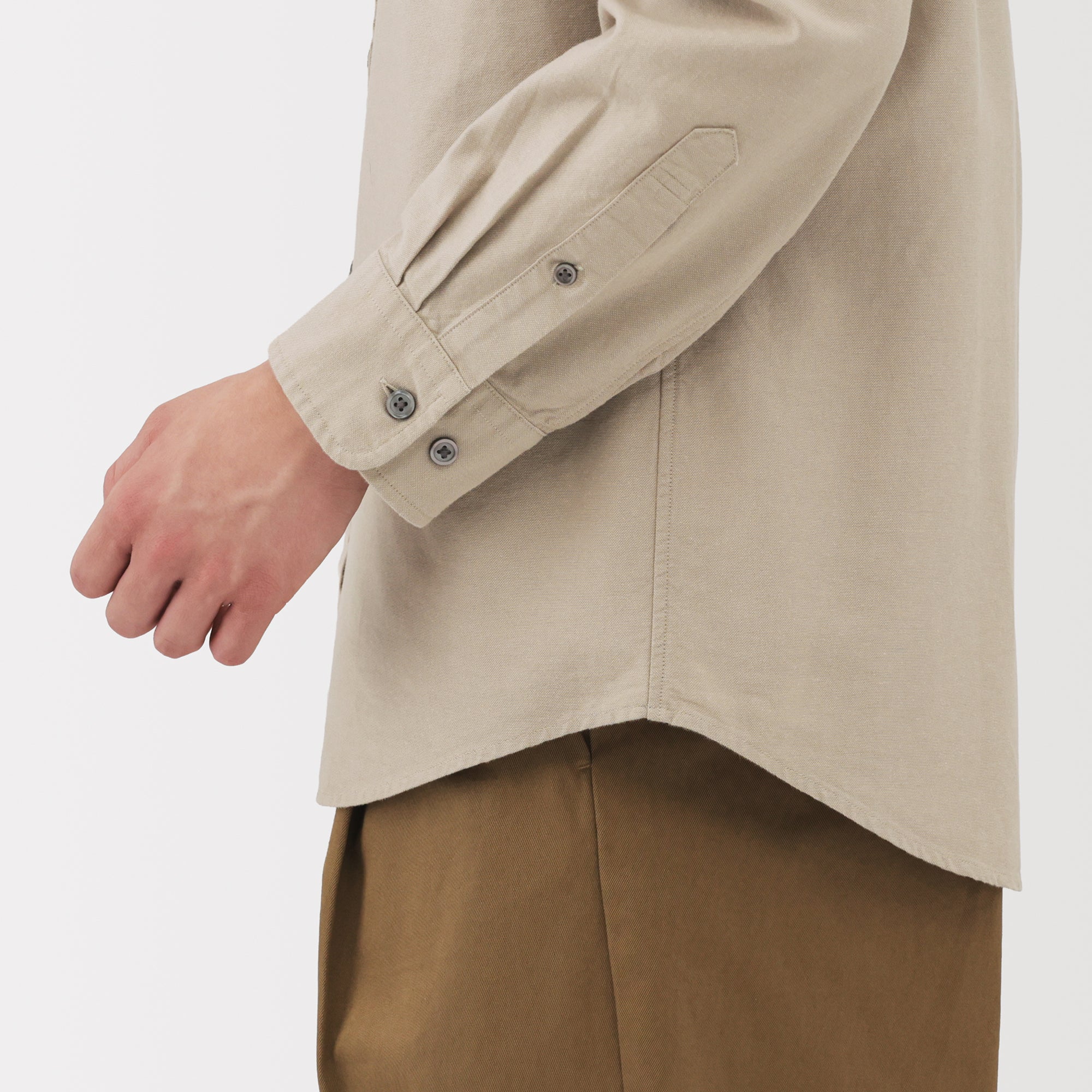 Oxford Stand Collar Shirt - Image 44