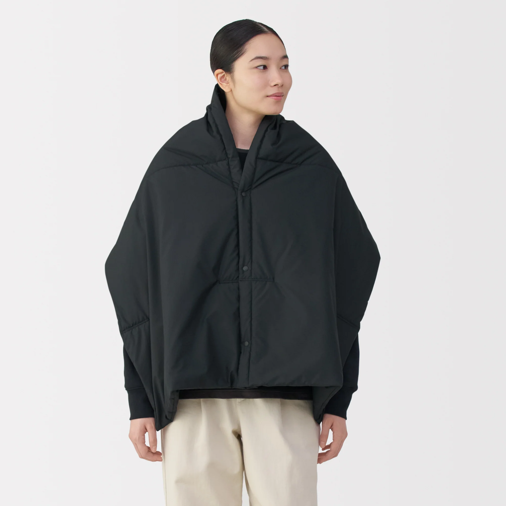 Padded Water Repellent Cape - Image 3