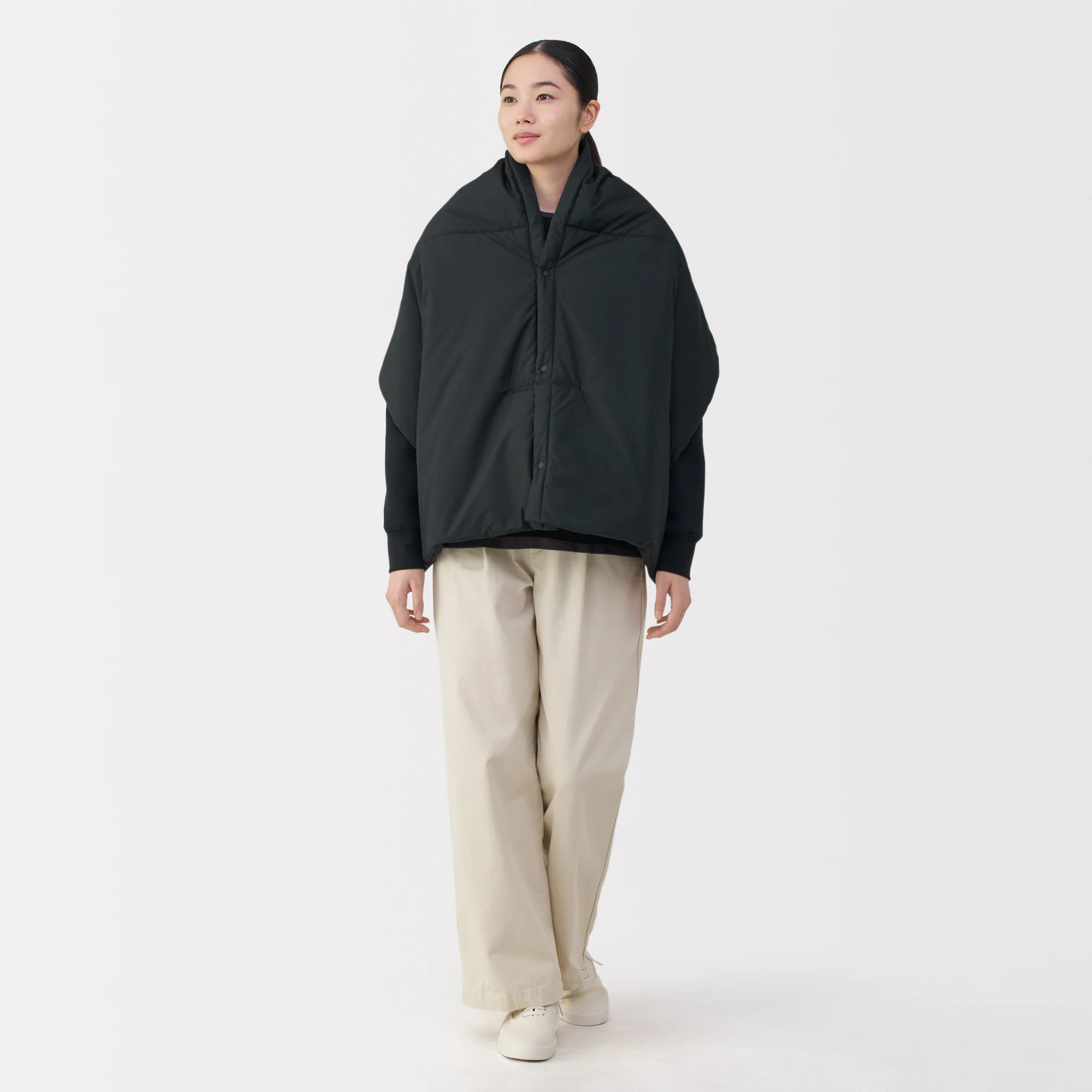 Padded Water Repellent Cape - Image 4
