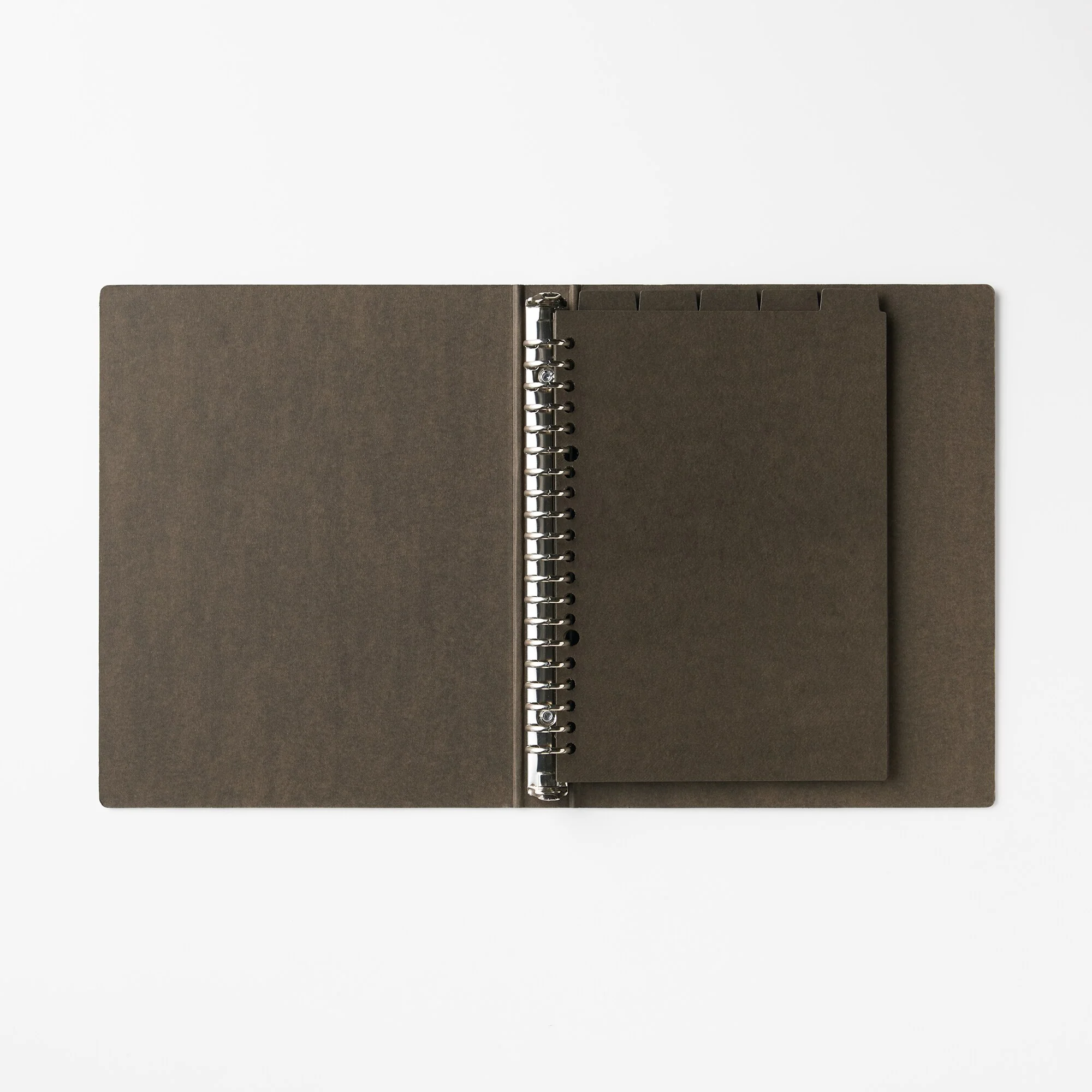 A5 Paper Binder Divider Dark Gray - 20 Holes (5 Pack) - Image 3
