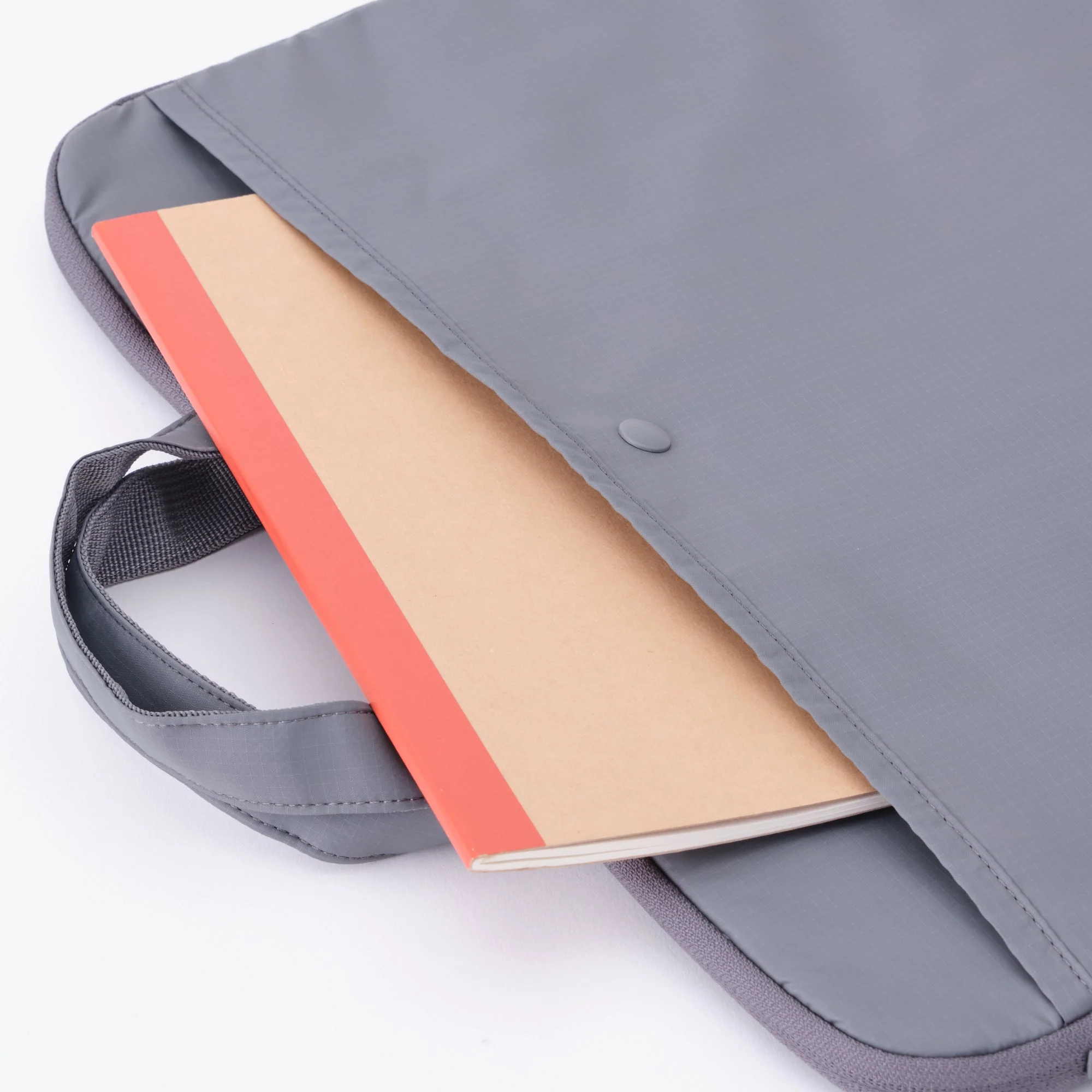 Parachute Cloth Laptop Bag - Gray - Image 5