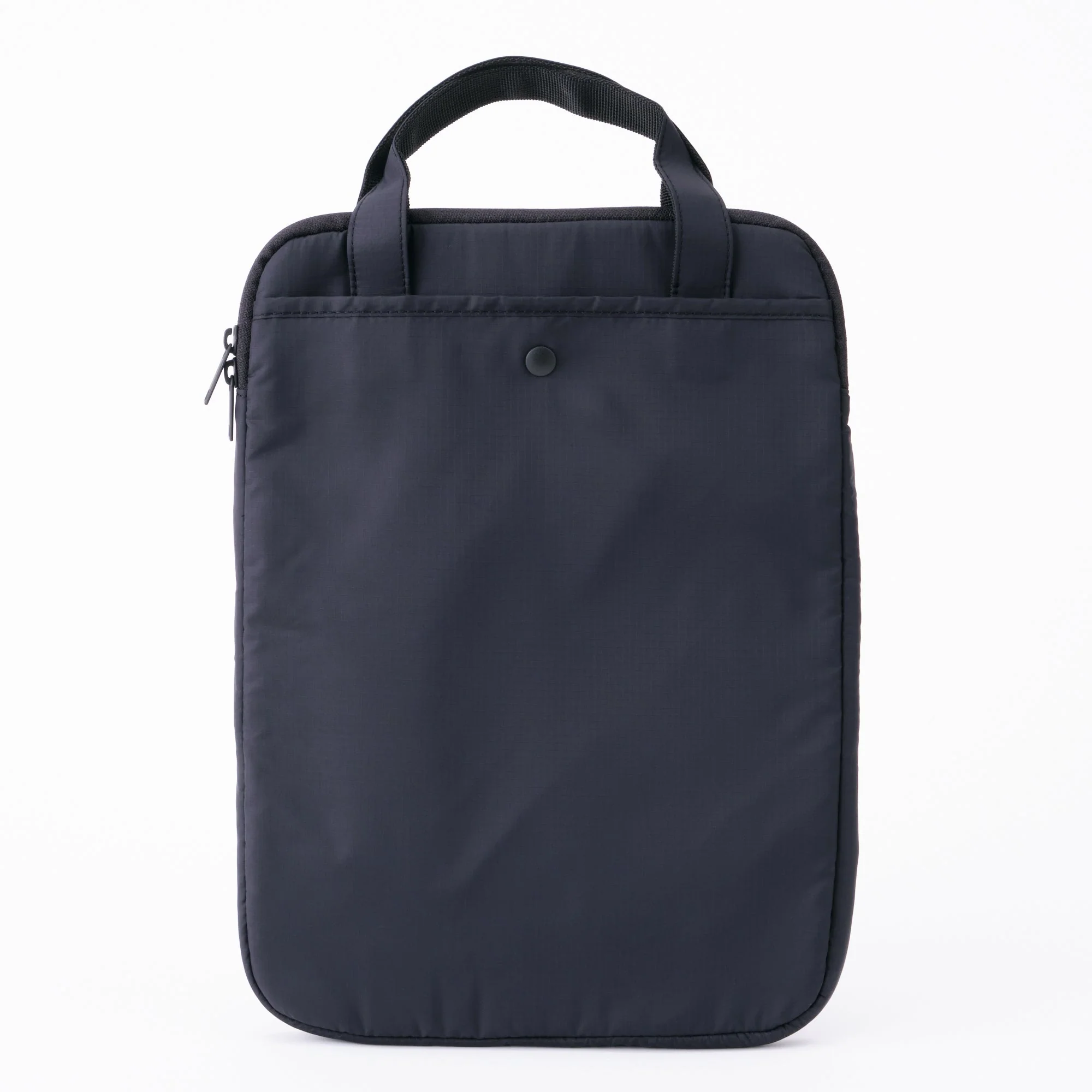 Parachute Cloth Tall Laptop Bag - Black - Image 3