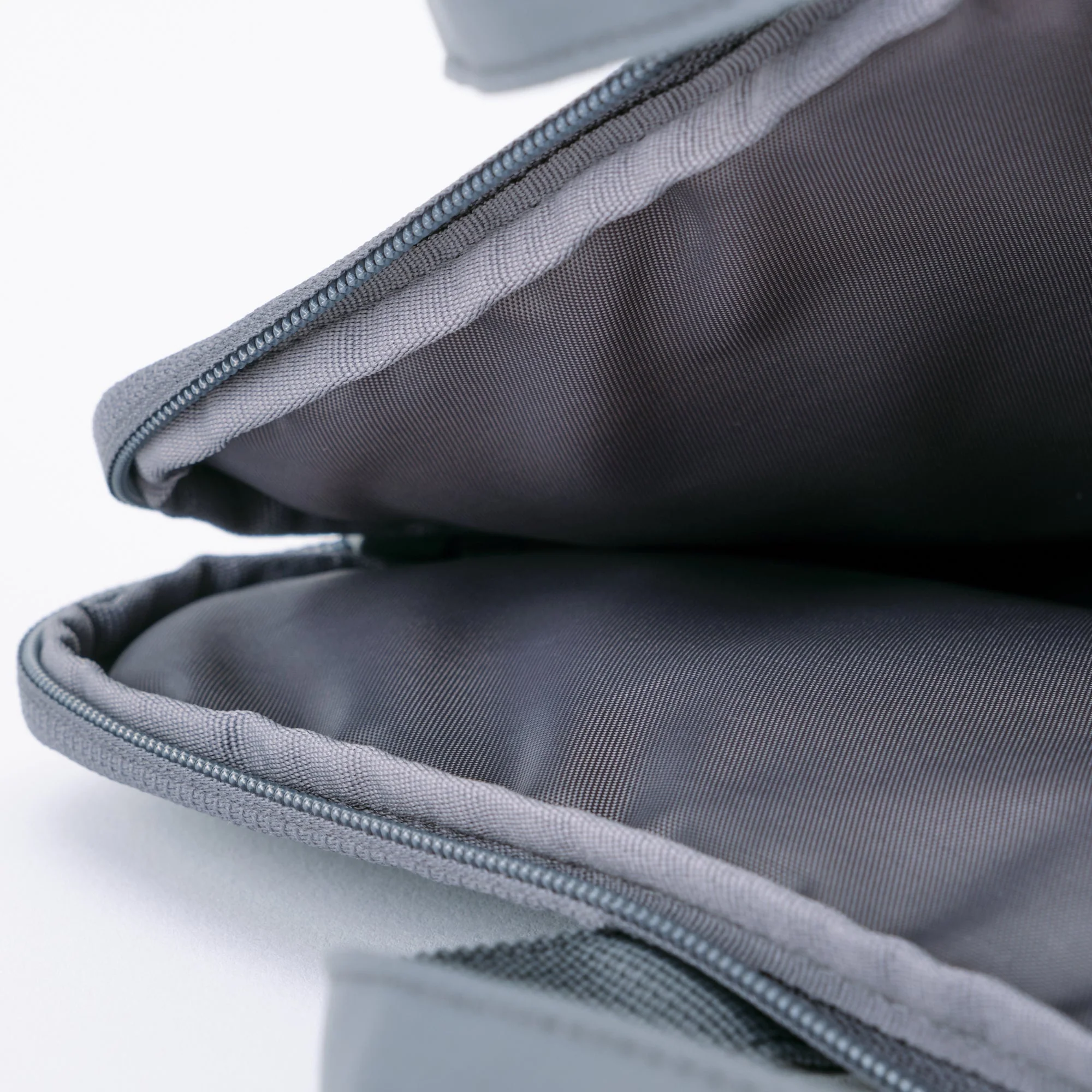 Parachute Cloth Wide Laptop Bag - Gray - Image 4