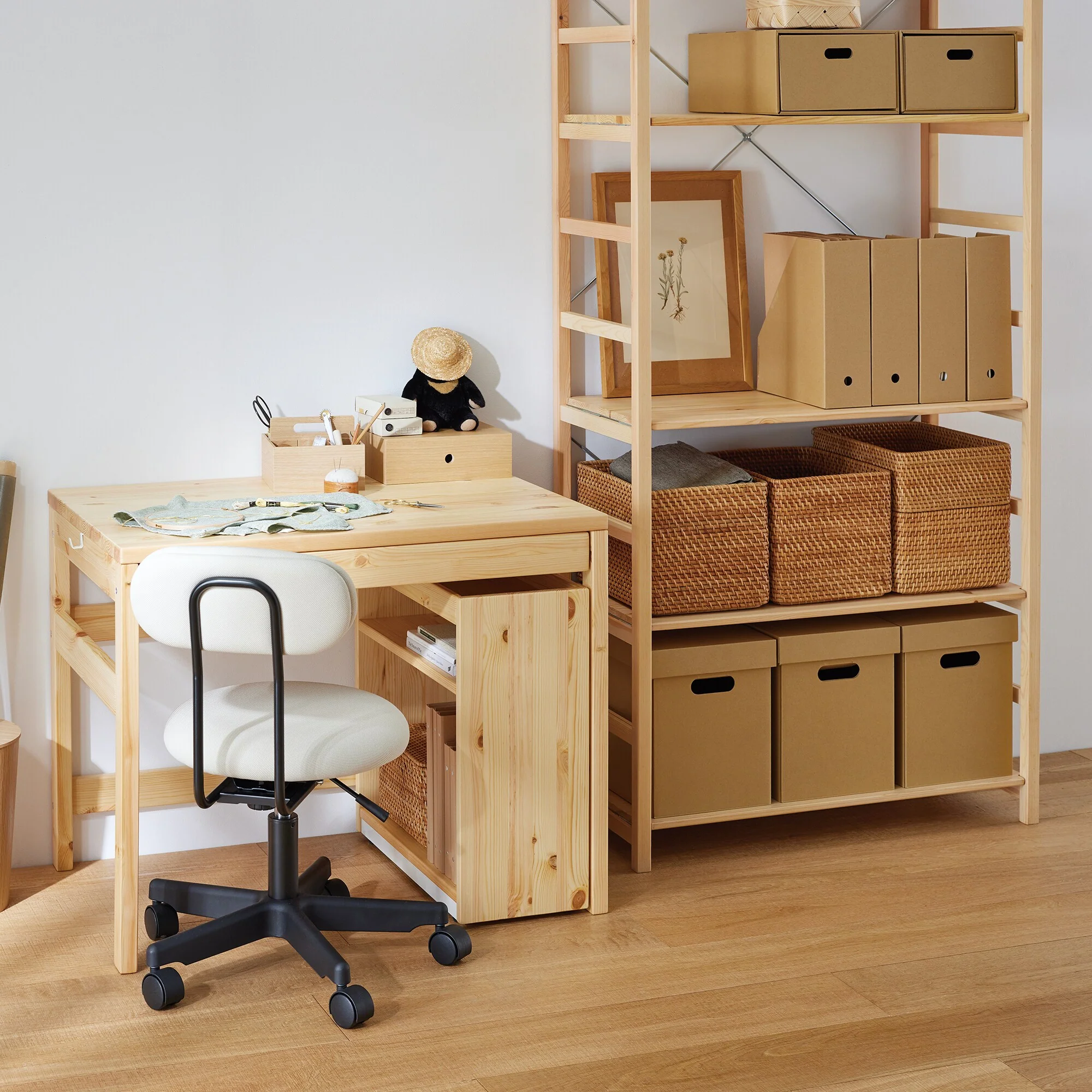 Pine Shelf Unit - Wide - Large - Image 2
