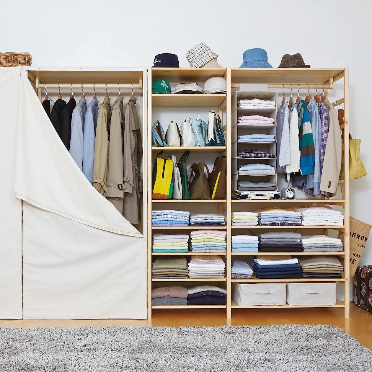 Pine Shelf Unit - Wide - Large - Image 5
