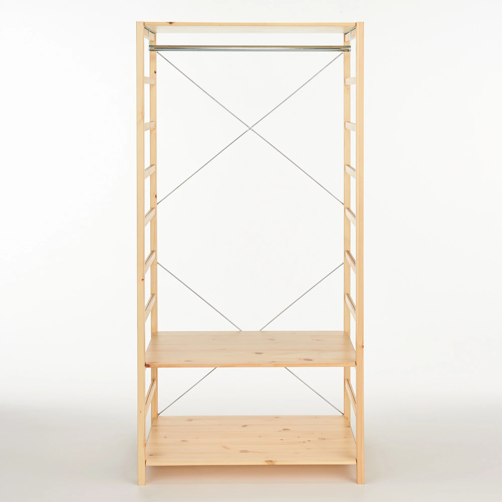 Pine Shelf Unit - Wardrobe - Image 5