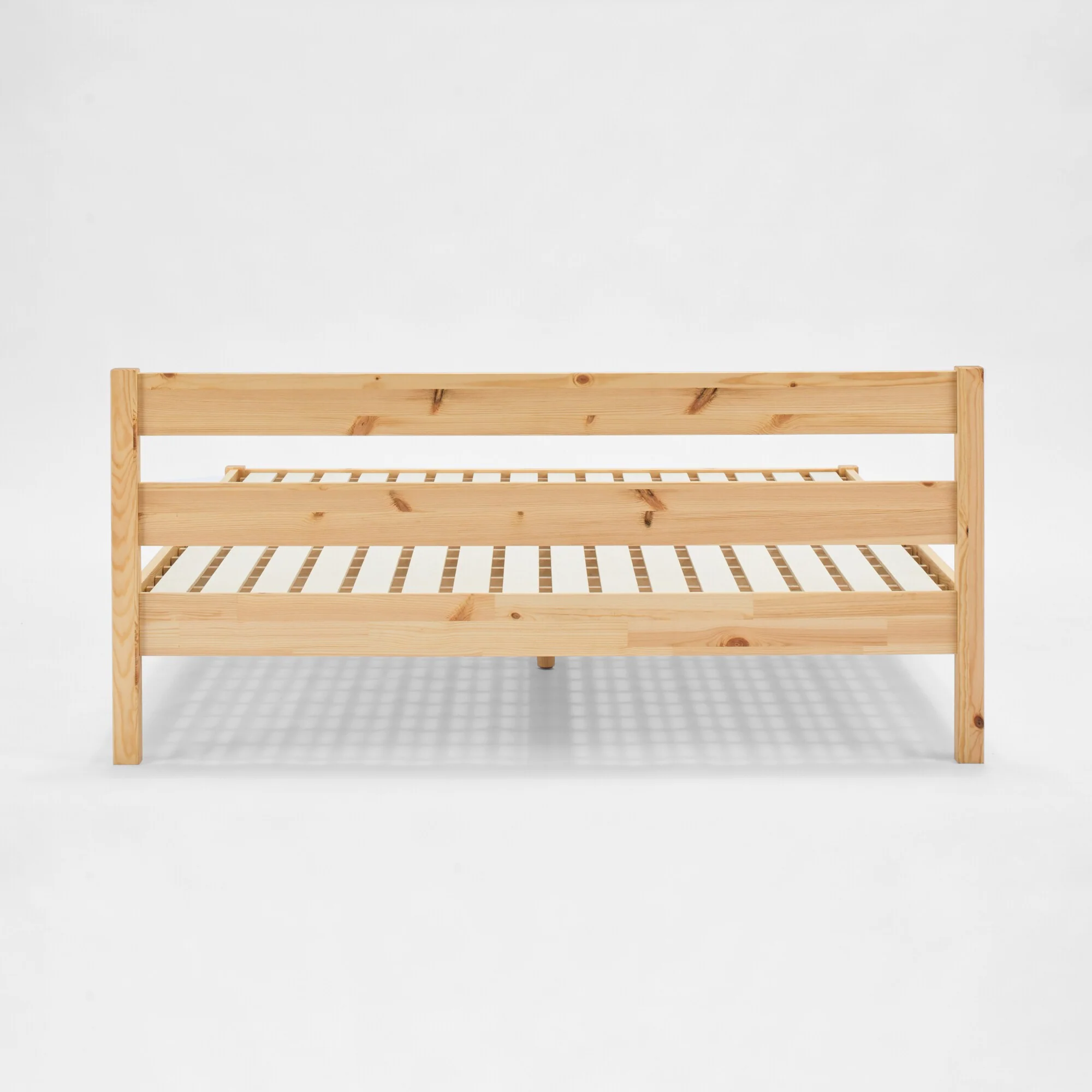[HD] Pine Wooden Bed - King - Image 3