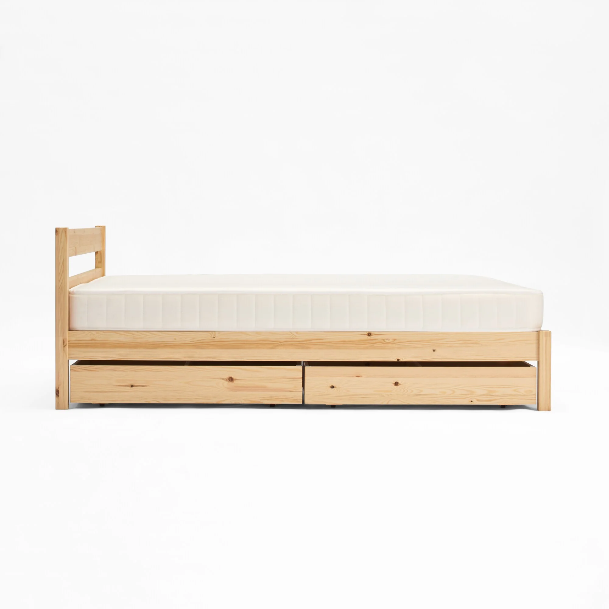 [HD] Pine Wooden Bed - King - Image 8