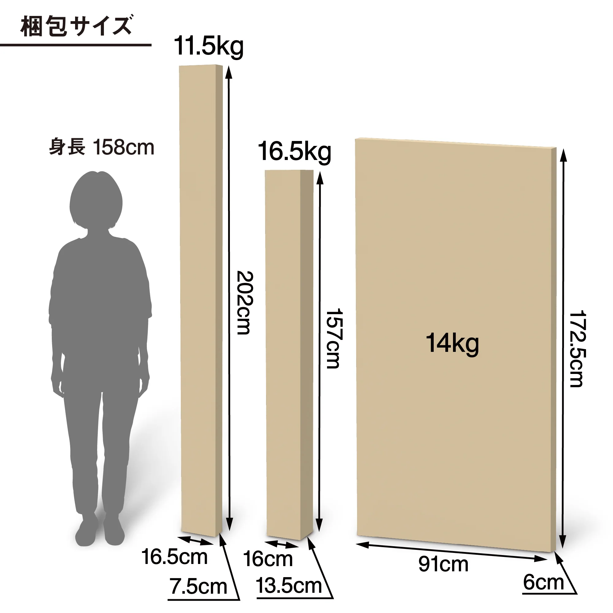 [HD] Pine Wooden Bed - Queen - Image 12