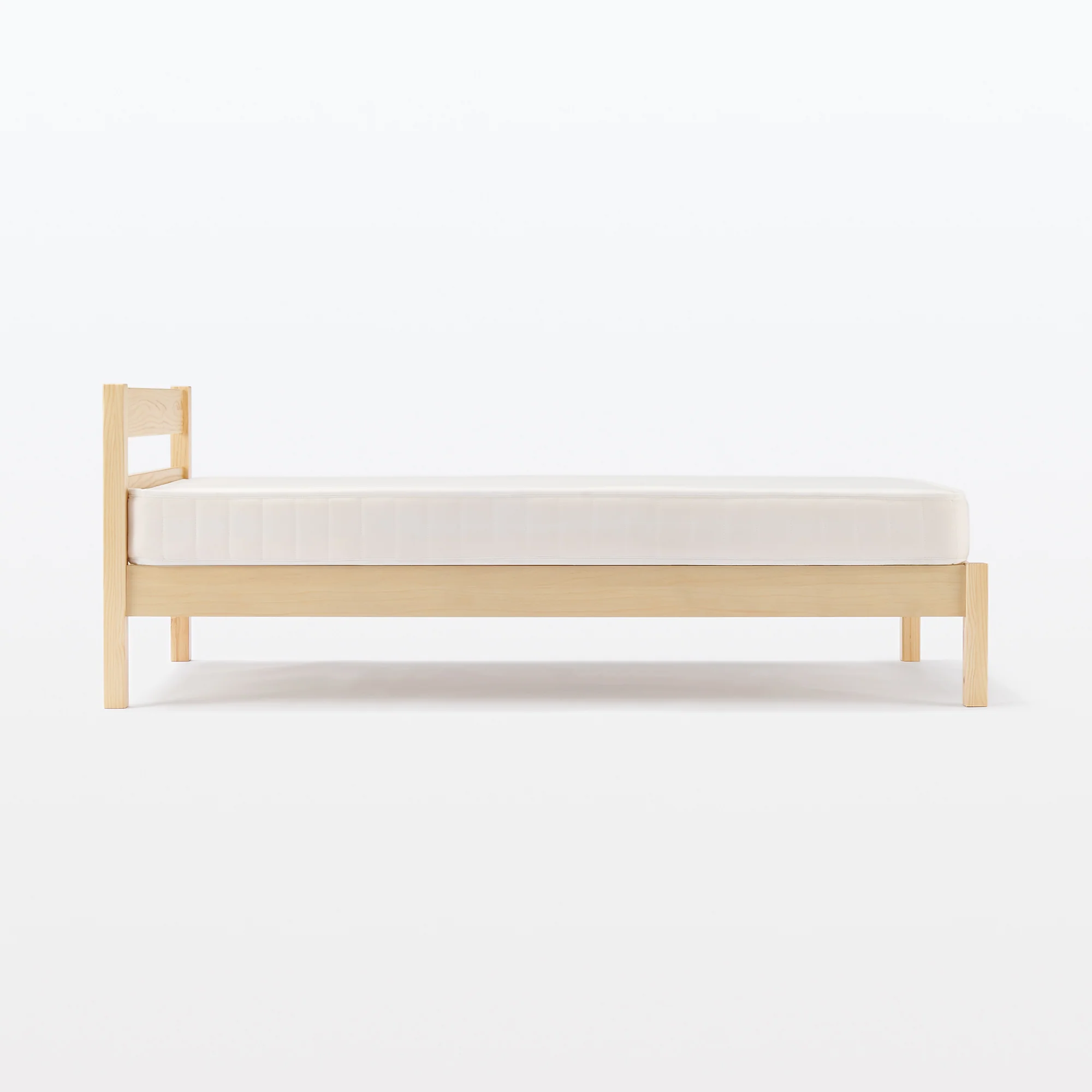 [HD] Pine Wooden Bed - Single - Image 2