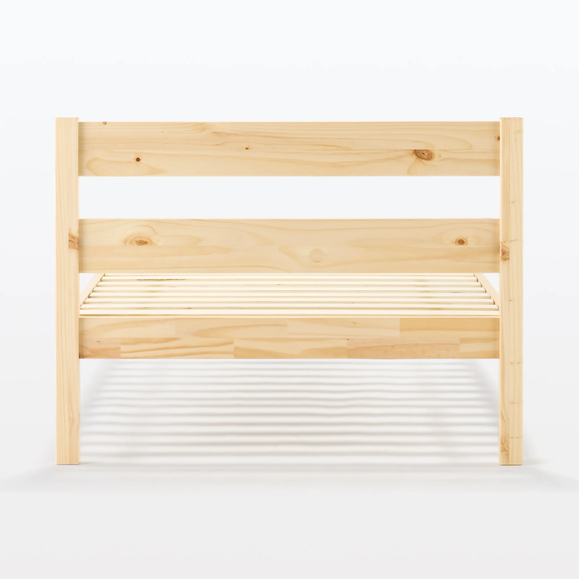 [HD] Pine Wooden Bed - Single - Image 3