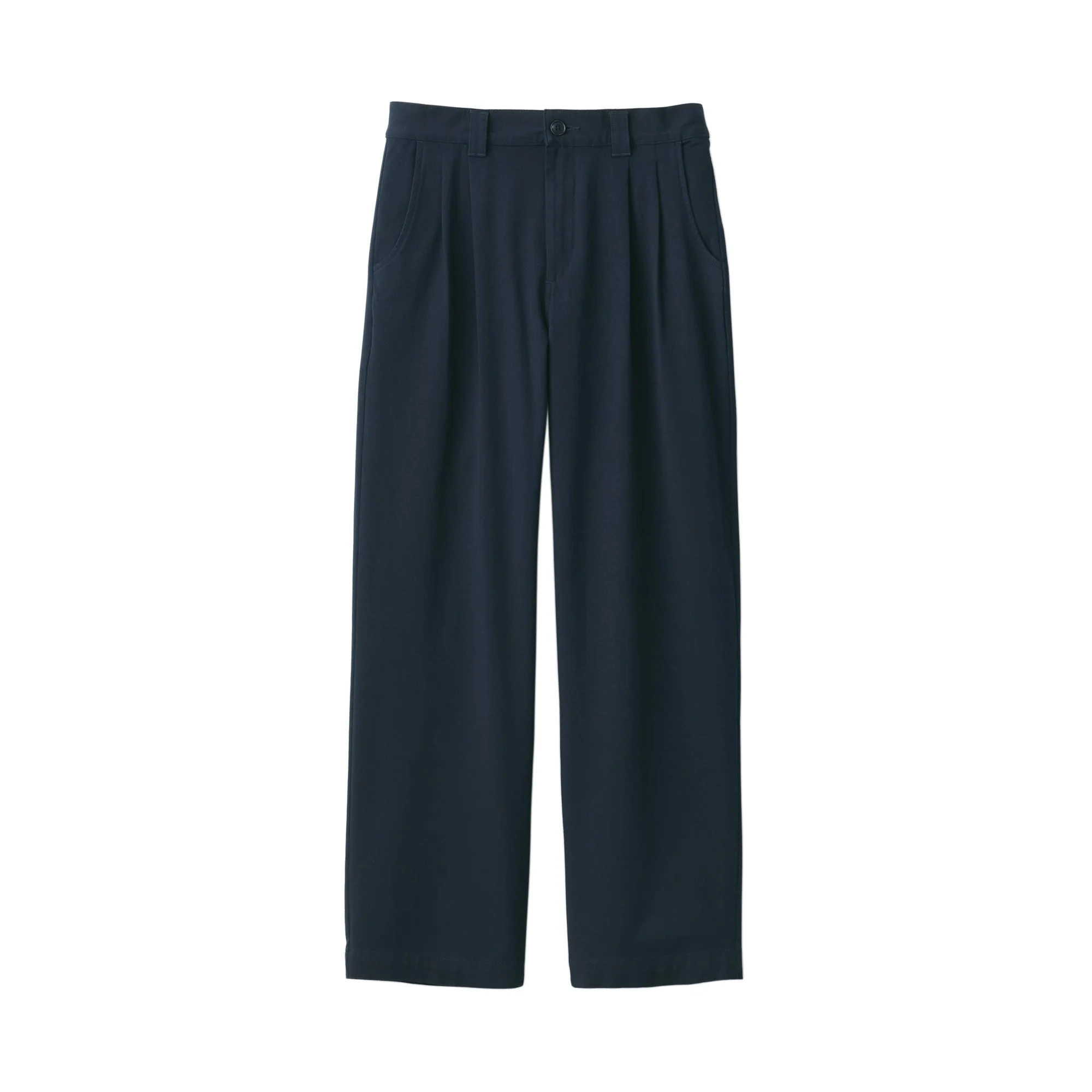 Pleated Wide Chino Pants - Image 22